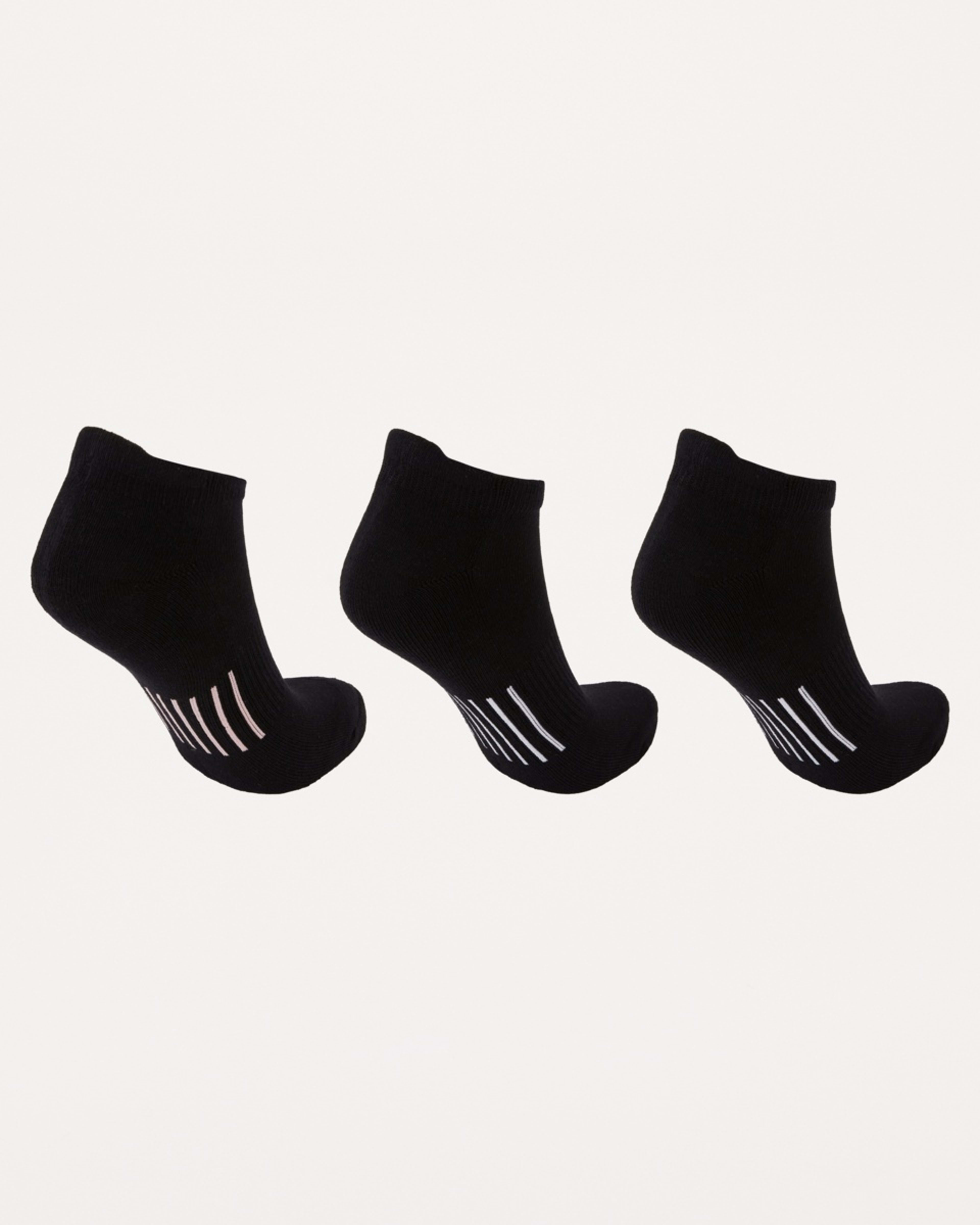 2 3 Pack Active Bamboo Low Cut Socks BLACK PINK, 2 of 3