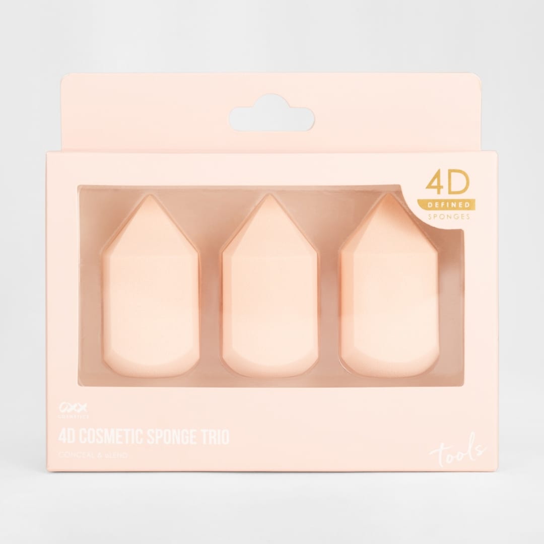 OXX Cosmetics 4D Cosmetic Sponge Trio Kmart