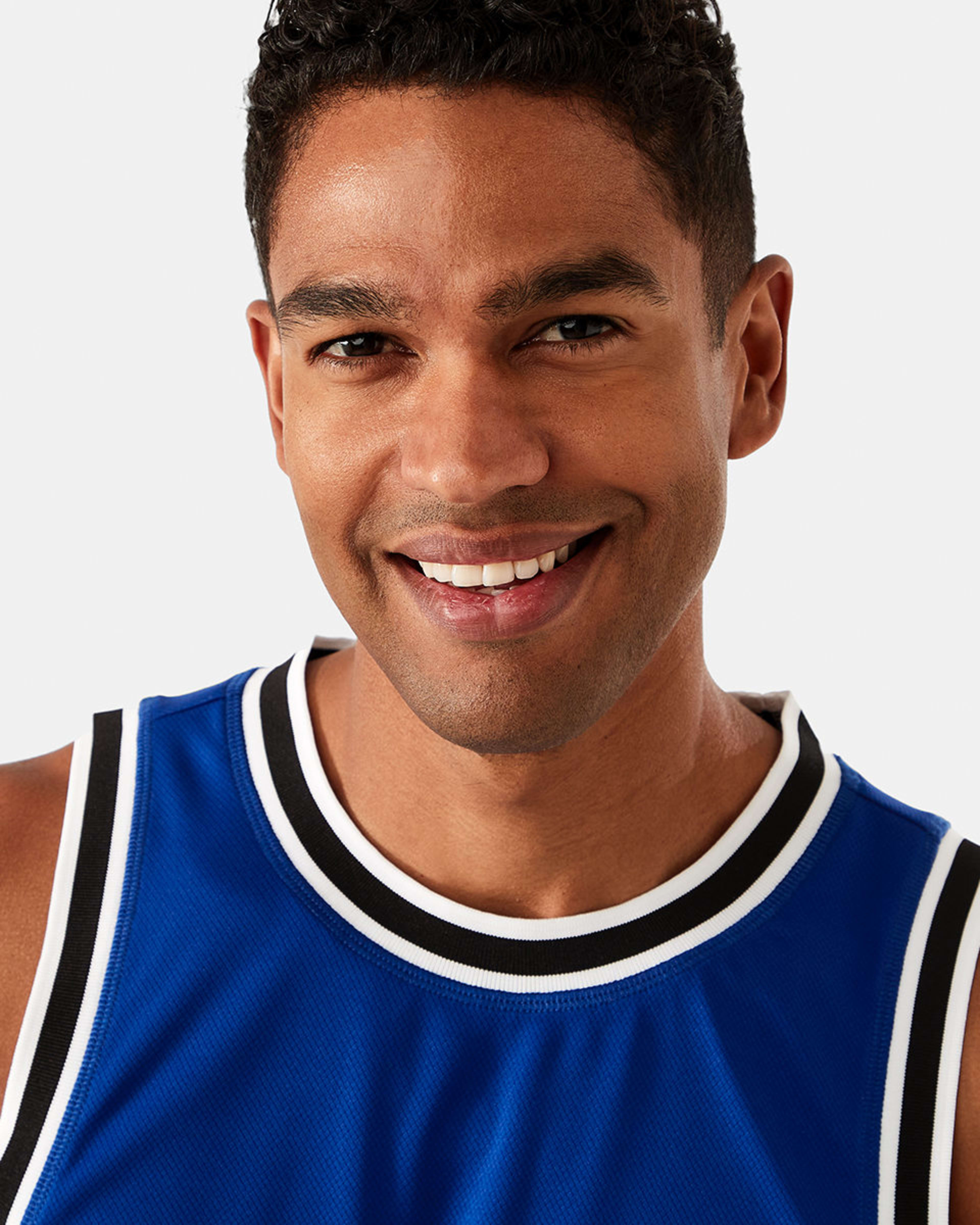 4 Active Mens Basketball Tank Royal Blue, 4 of 7