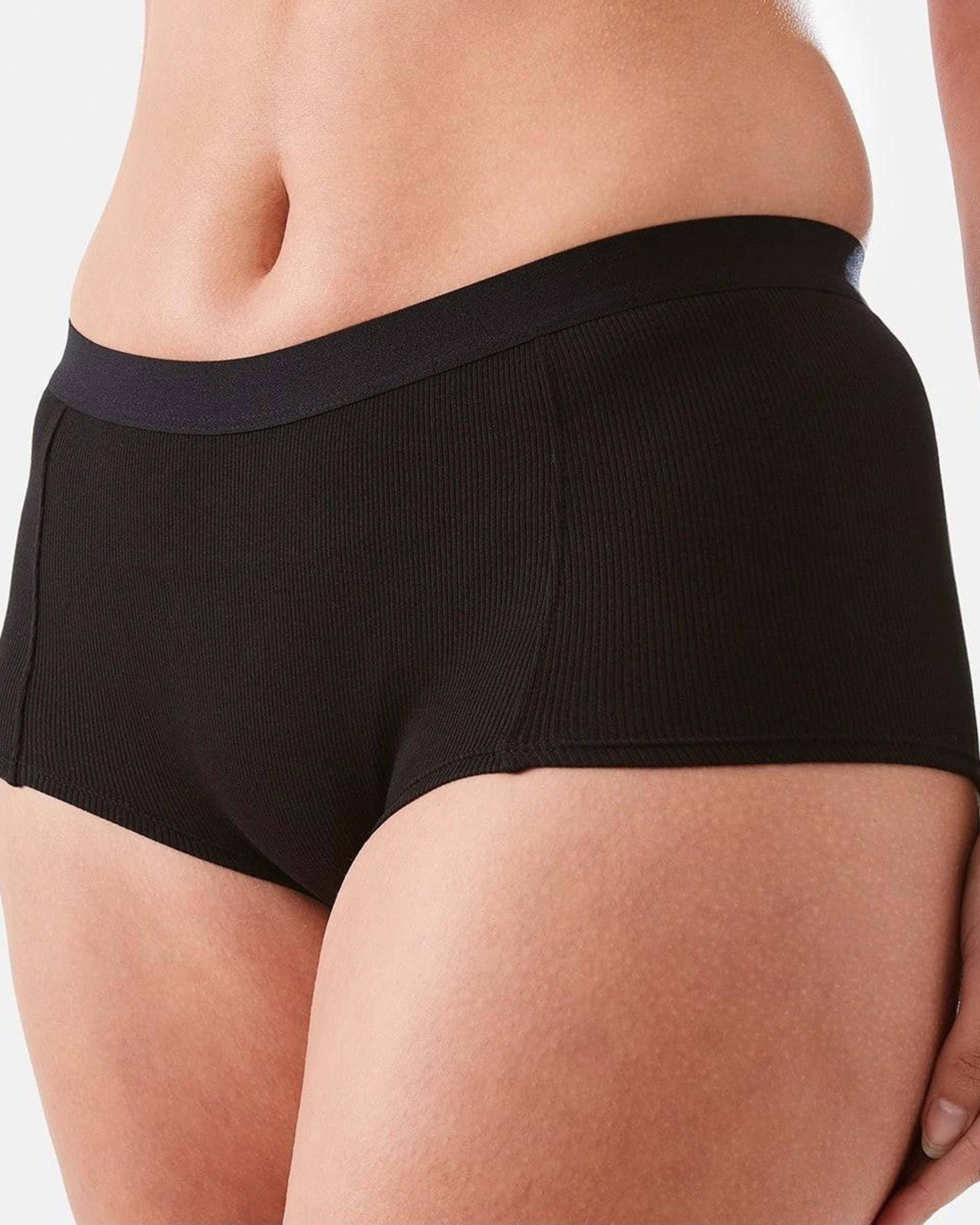 1 Rib Boyleg Briefs BLACK, 1 of 5