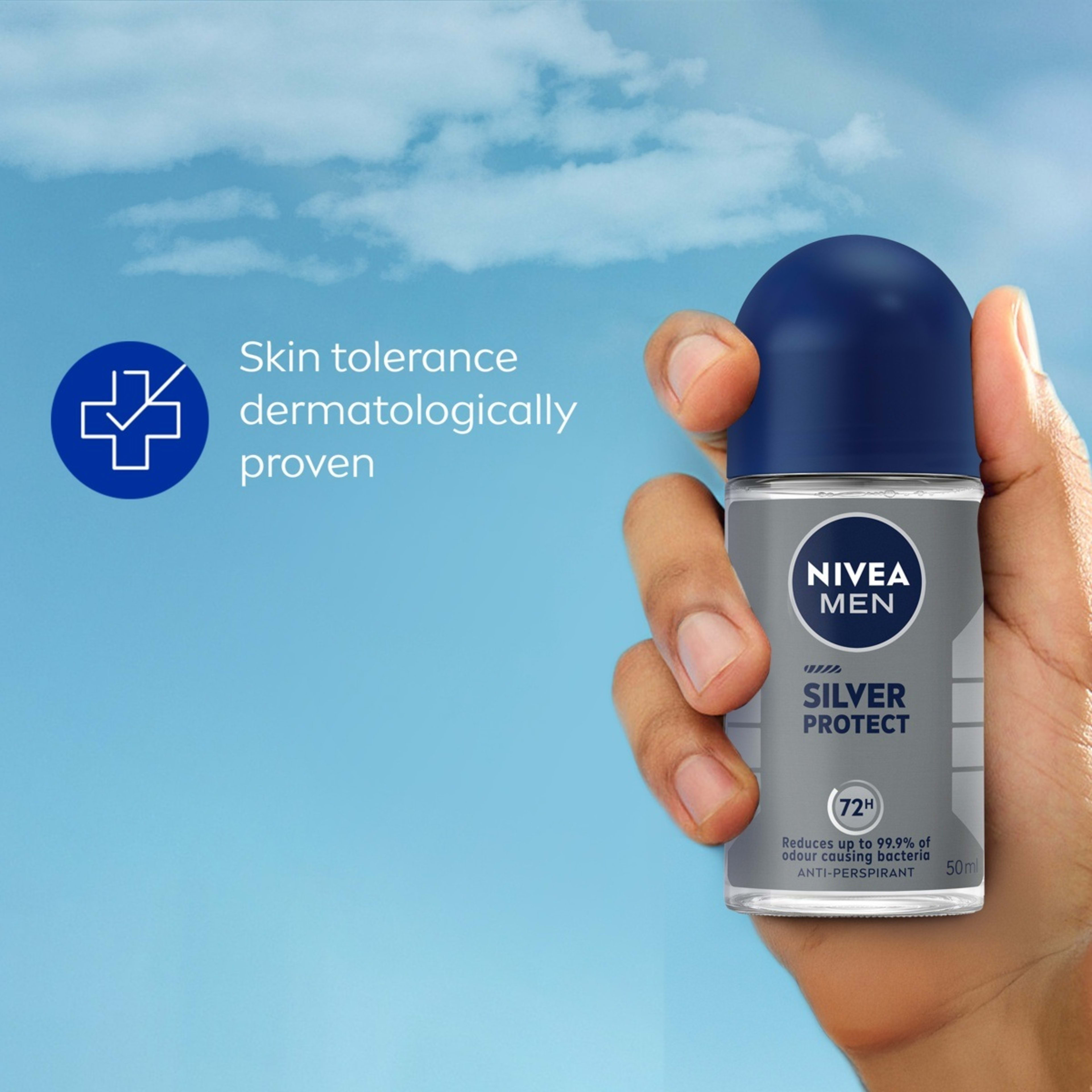 6 Nivea Men Silver Protect Anti-Perspirant Roll On, 6 of 8
