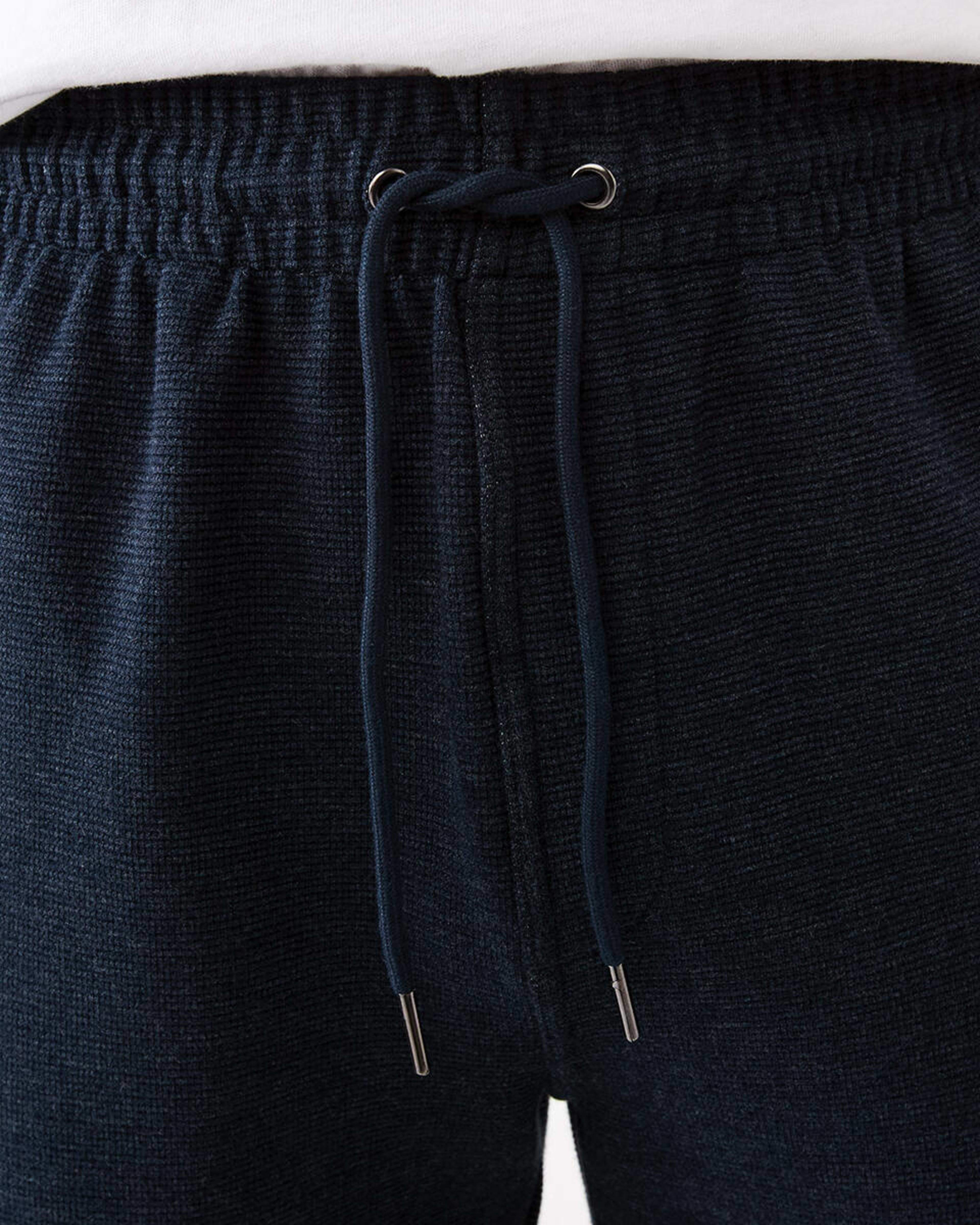 4 Textured Fleece Shorts Blu Marle, 4 of 6