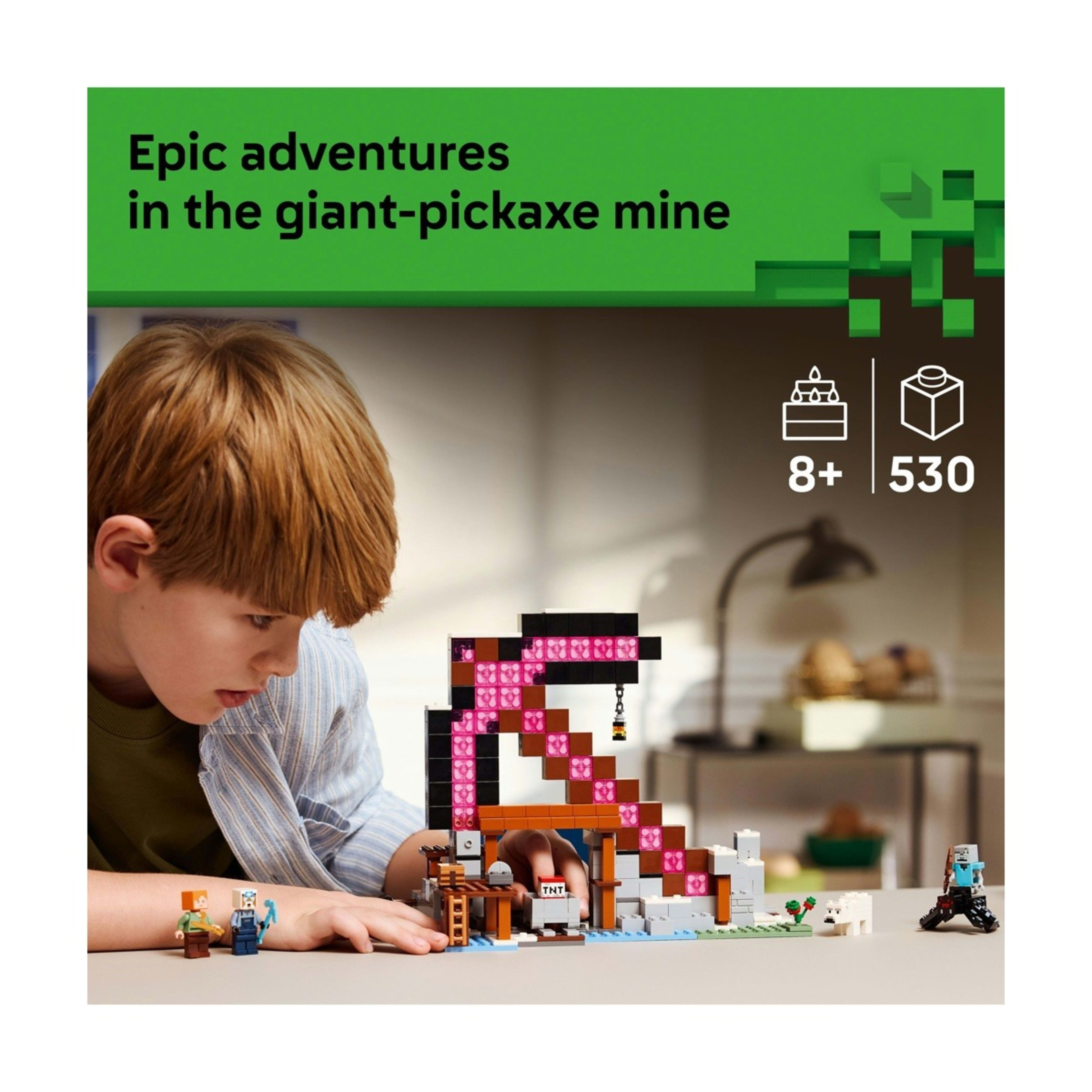 3 LEGO Minecraft The Pickaxe Mine 21277, 3 of 10