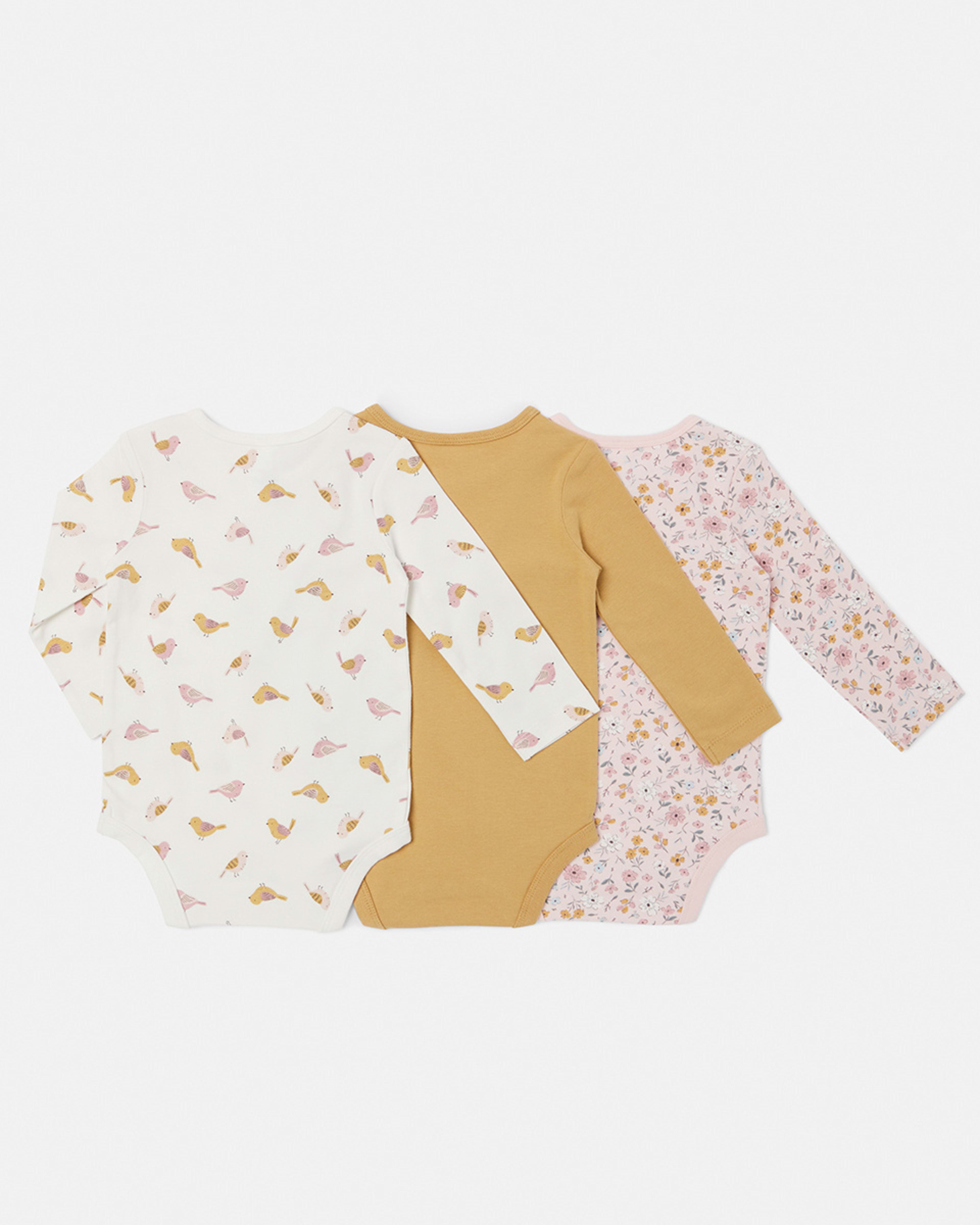 3 Pack Bodysuit Kmart