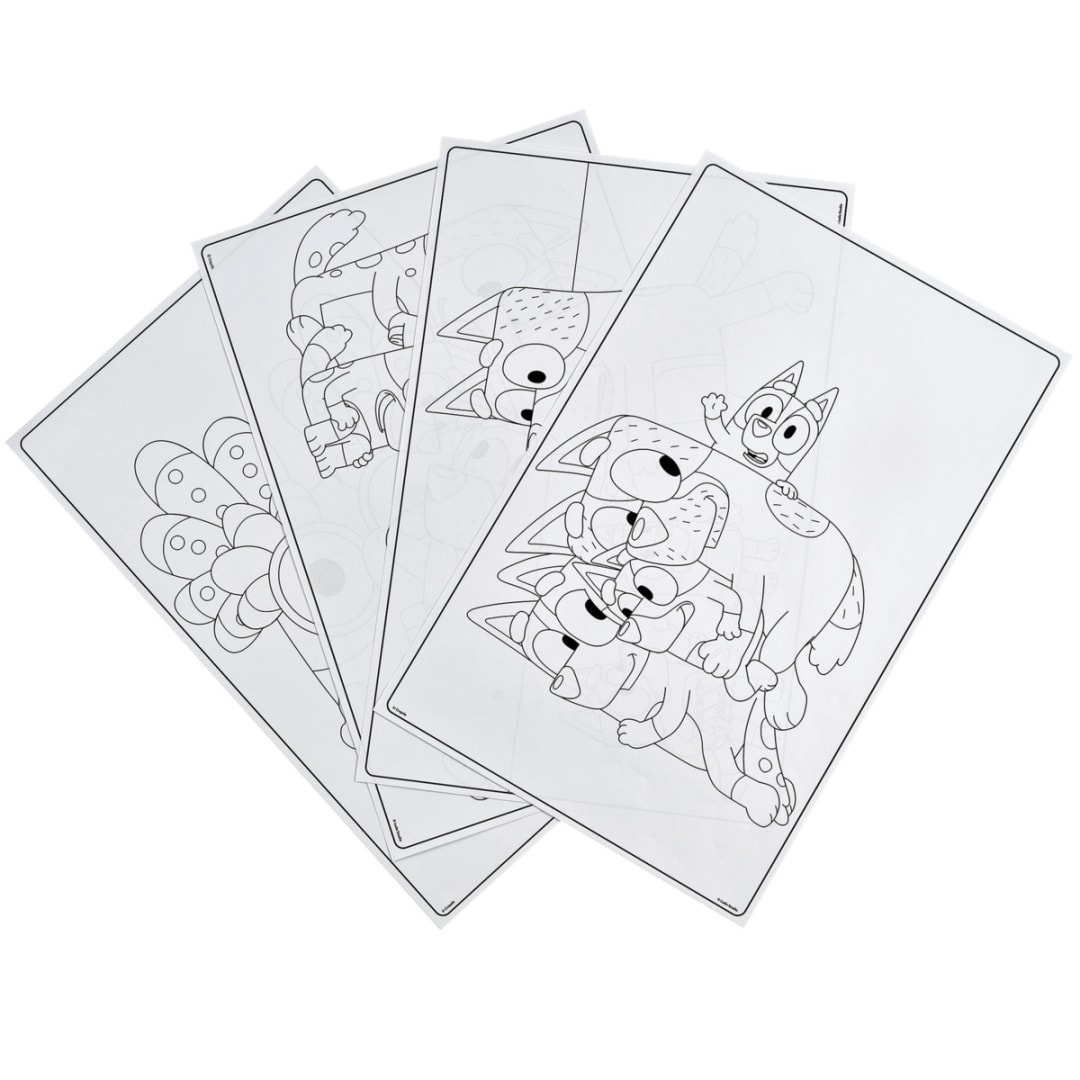 Crayola Bluey 18 Giant Coloring Pages - Kmart