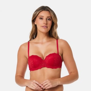 Kmart Double Push Lace Bra-Rumba Red Size: 12B, Price History & Comparison