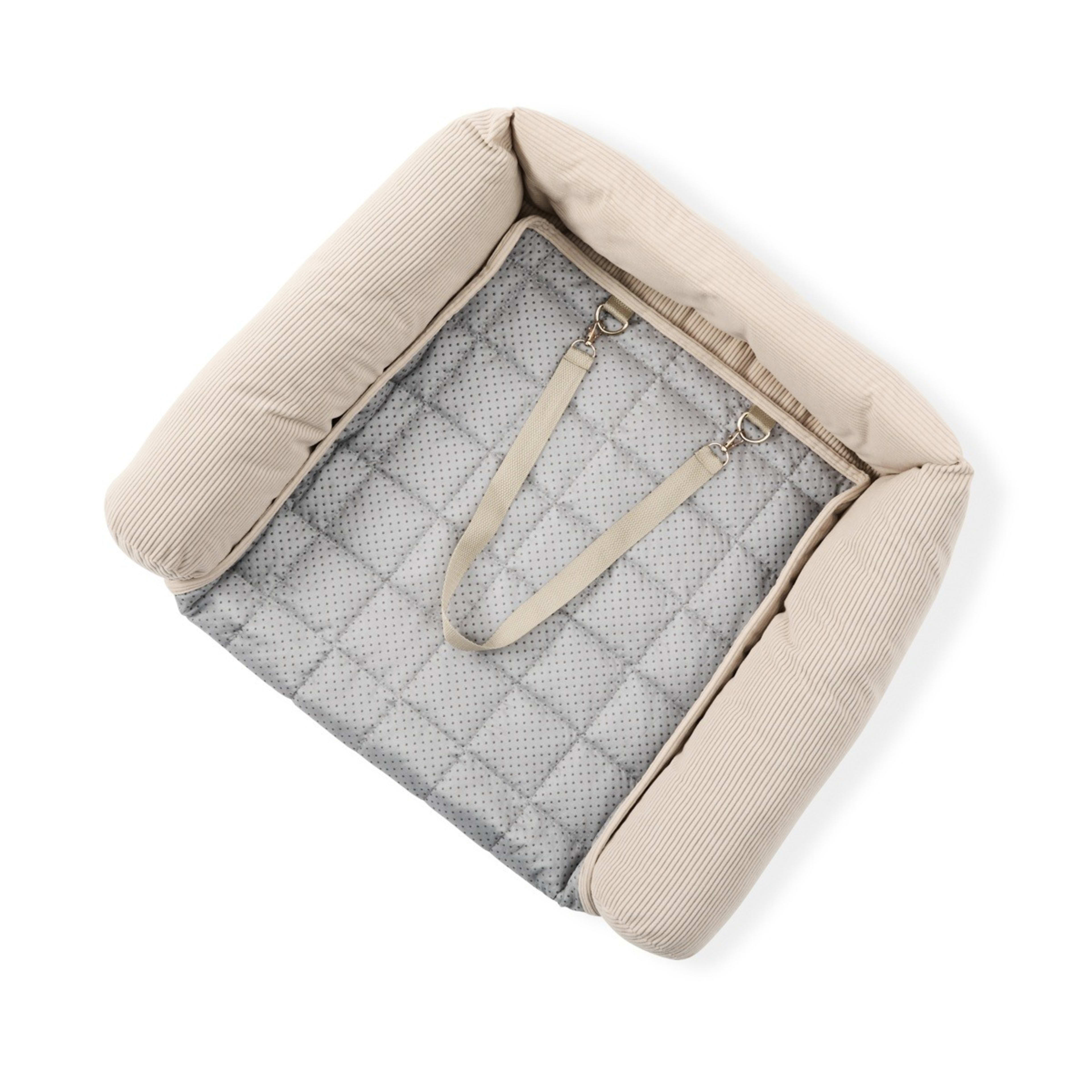 5 Pet Corduroy Couch Topper - Single Bed, Brown, 5 of 8