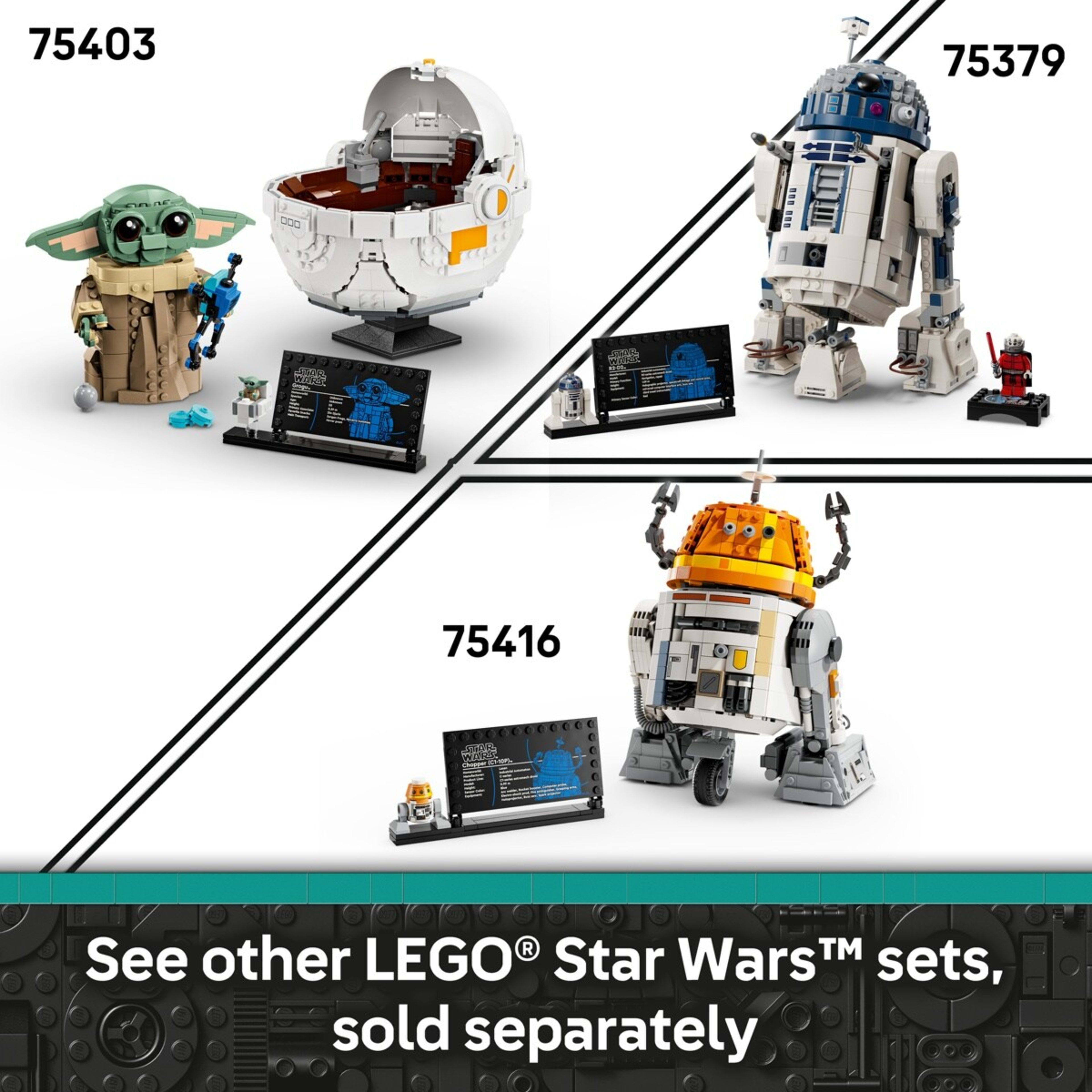 7 LEGO Star Wars Chopper (C1-10P) Astromech Droid 75416, 7 of 9