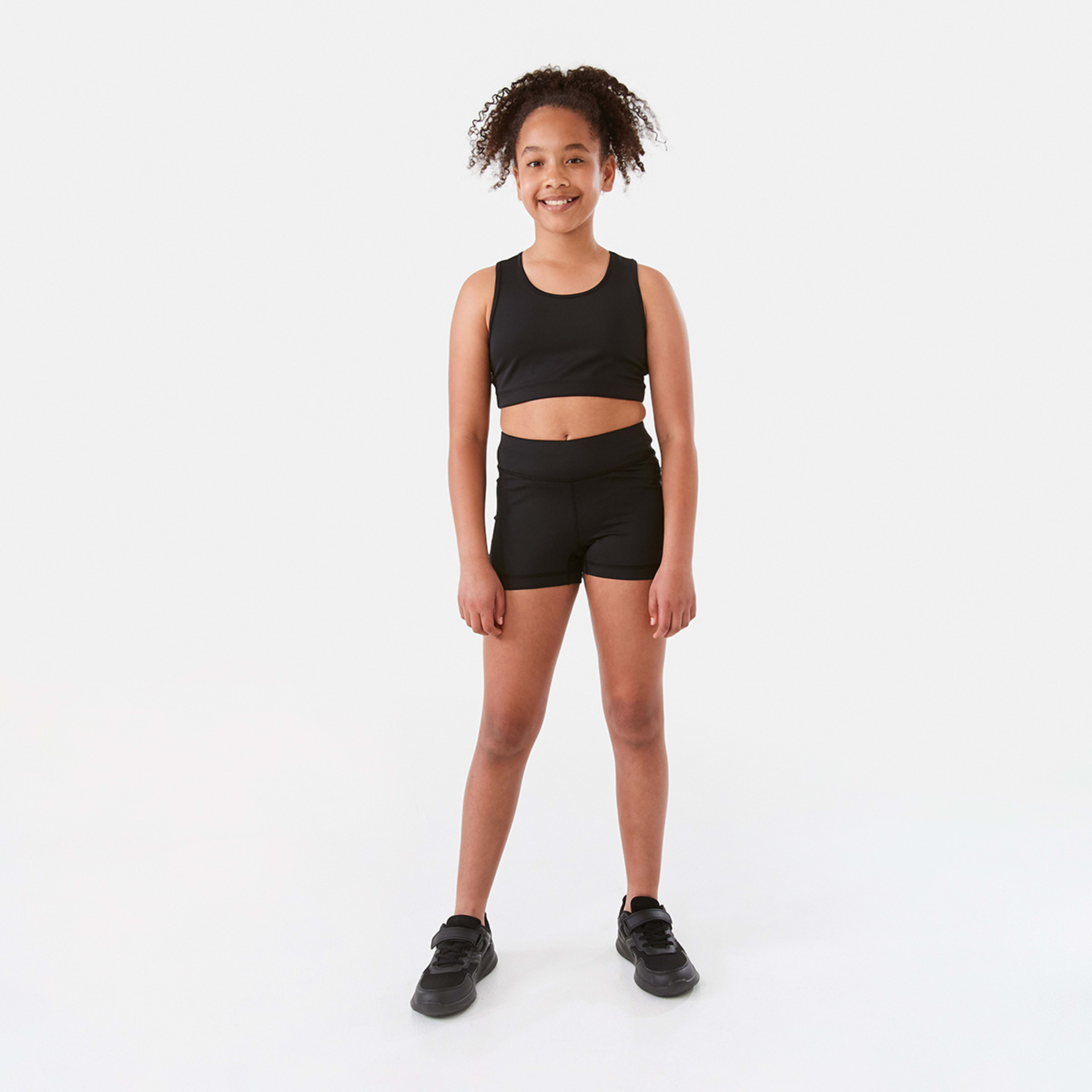 6 Active Kids Crop Top Black, 6 of 9