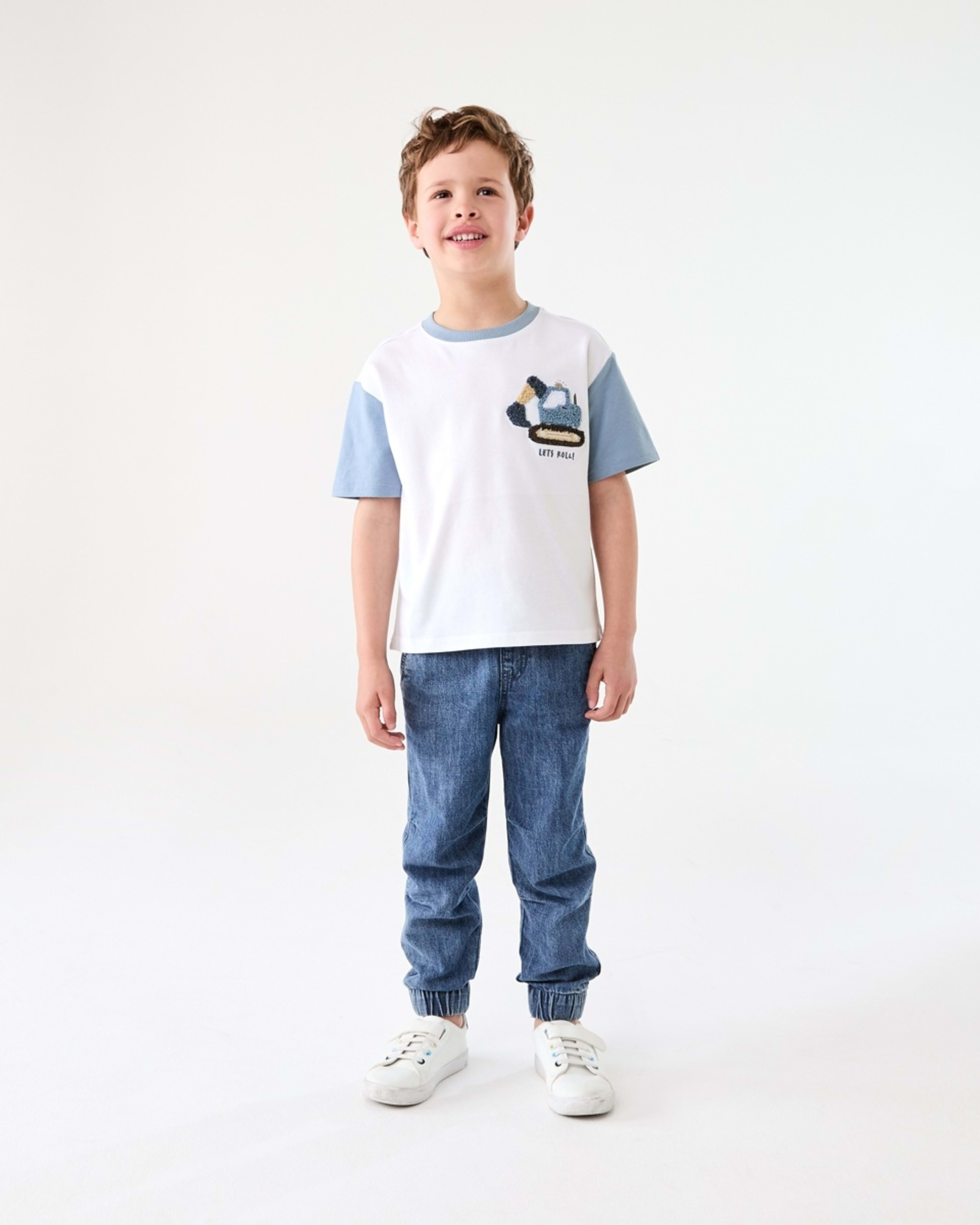 5 Boucle T-shirt BEIGE LETS ROLL BOUCLE DIGGER, 5 of 6