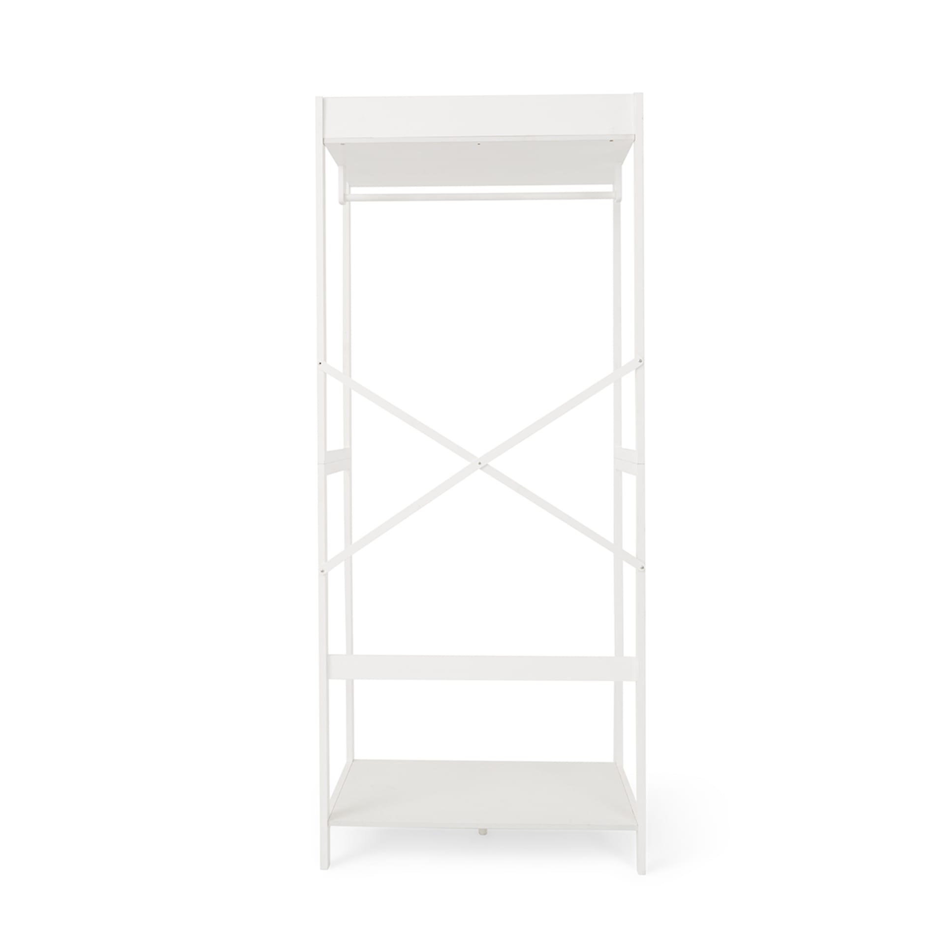 White Bamboo Garment Rack Kmart