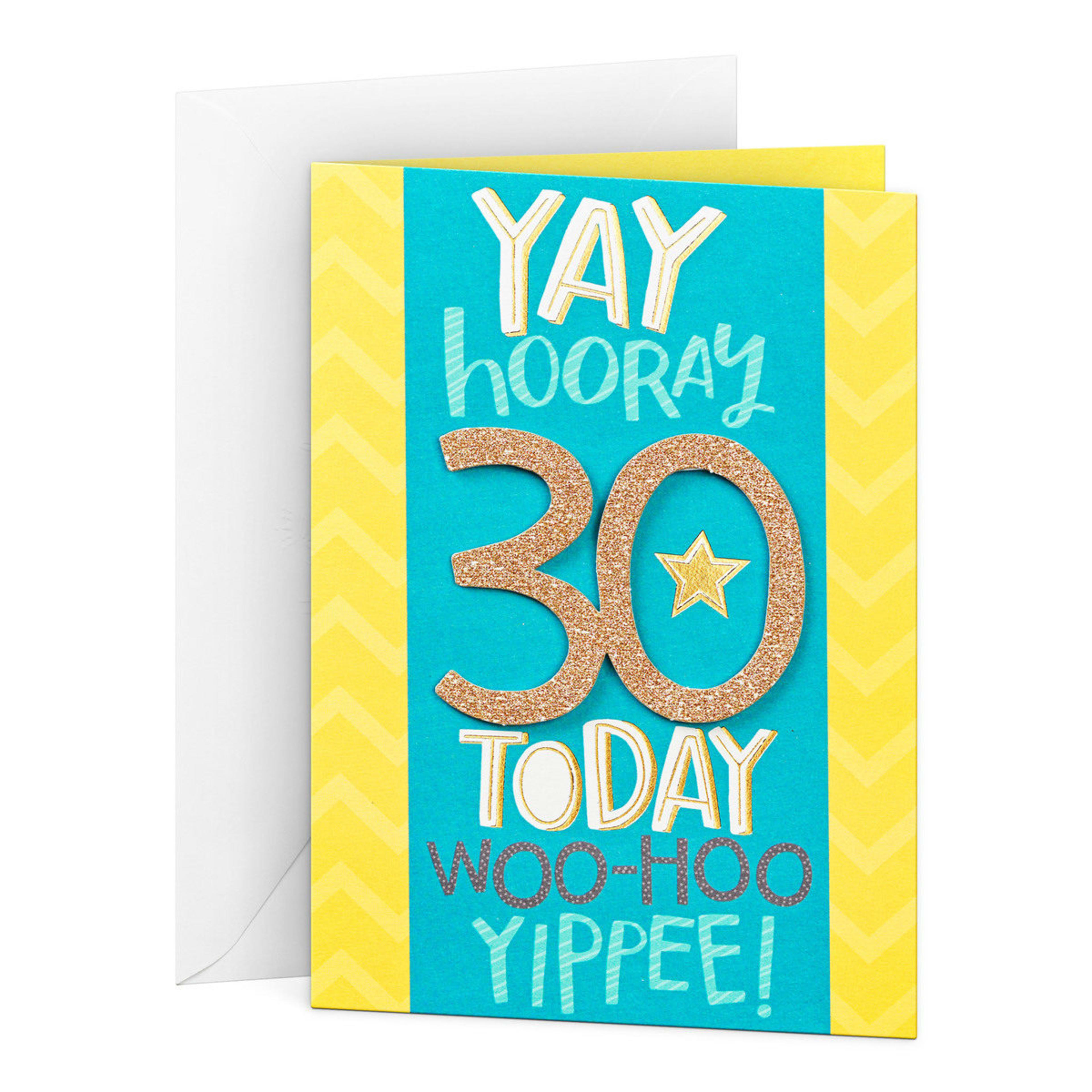 1 Hallmark Birthday Card - Age 30