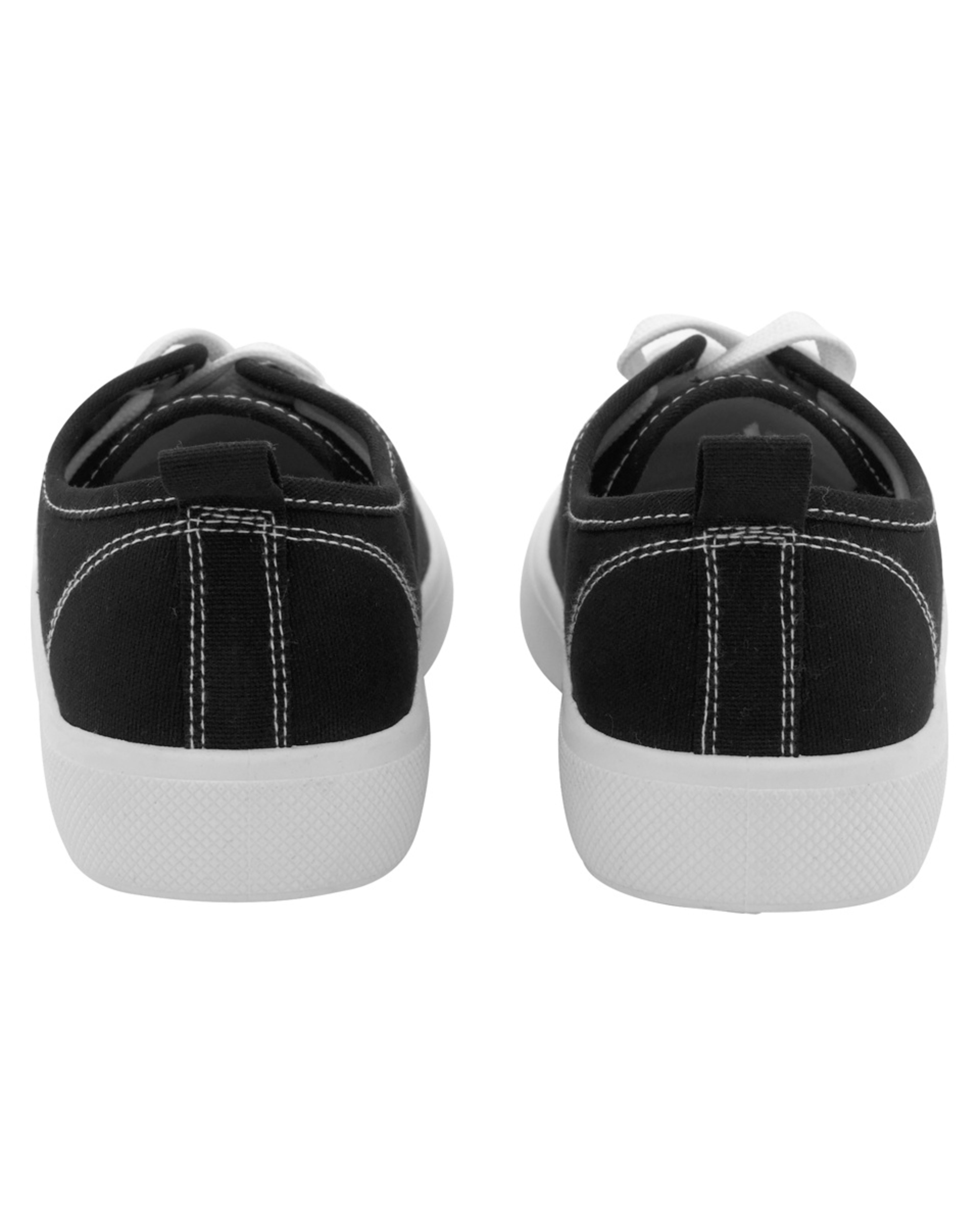 5 Canvas Low Top Sneakers Blk/wht, 5 of 5