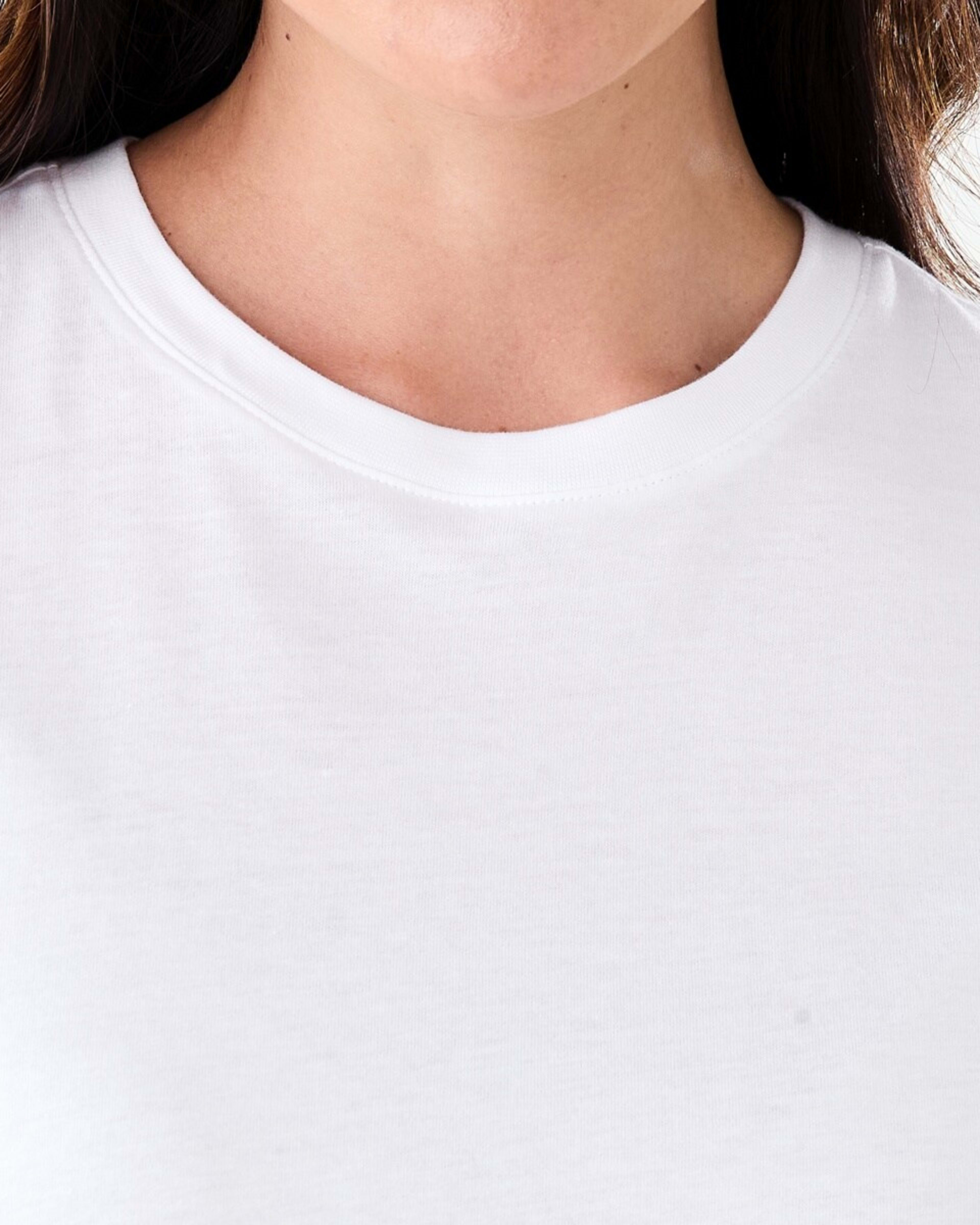 5 Short Sleeve Australian Cotton T-shirt WHITE, 5 of 5