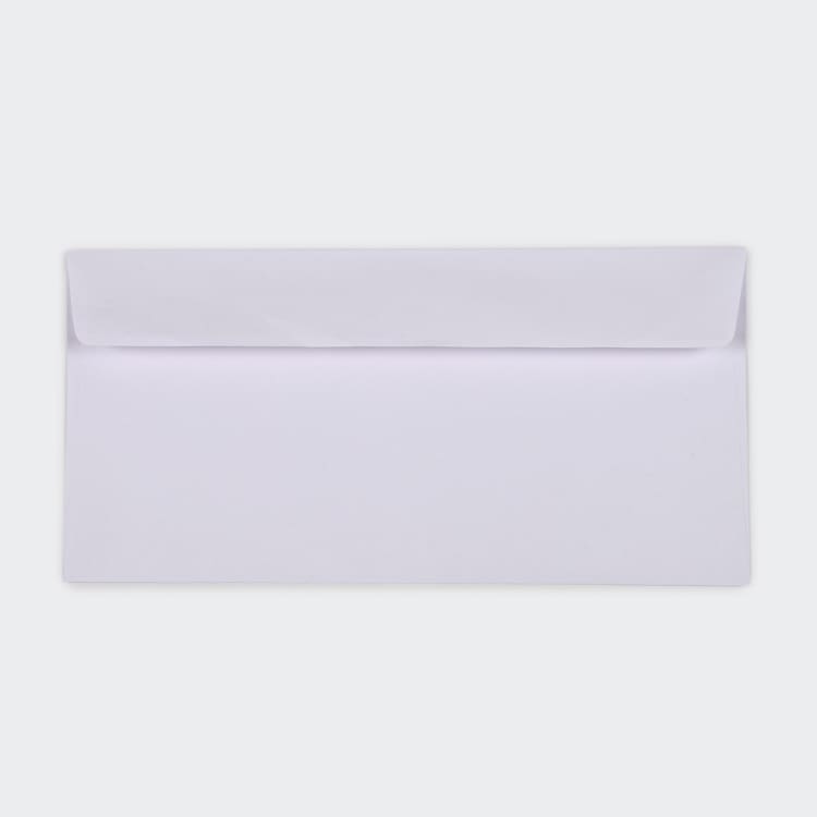 100 Pack DL Peel and Seal Envelopes White Kmart