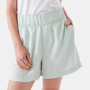 Linen Blend Pull On Shorts - Kmart