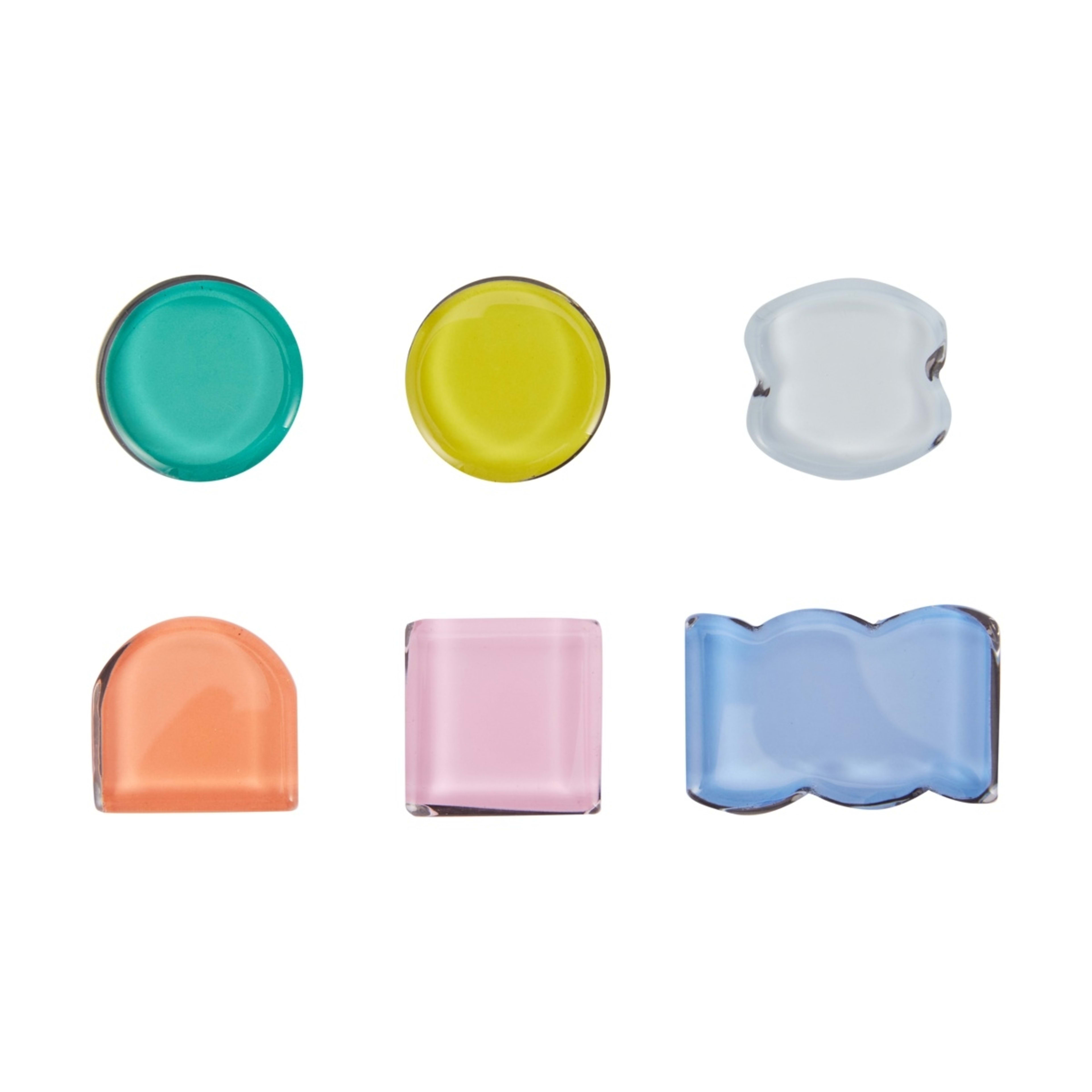 1 6 Pack Glass Magnet Set, 1 of 5