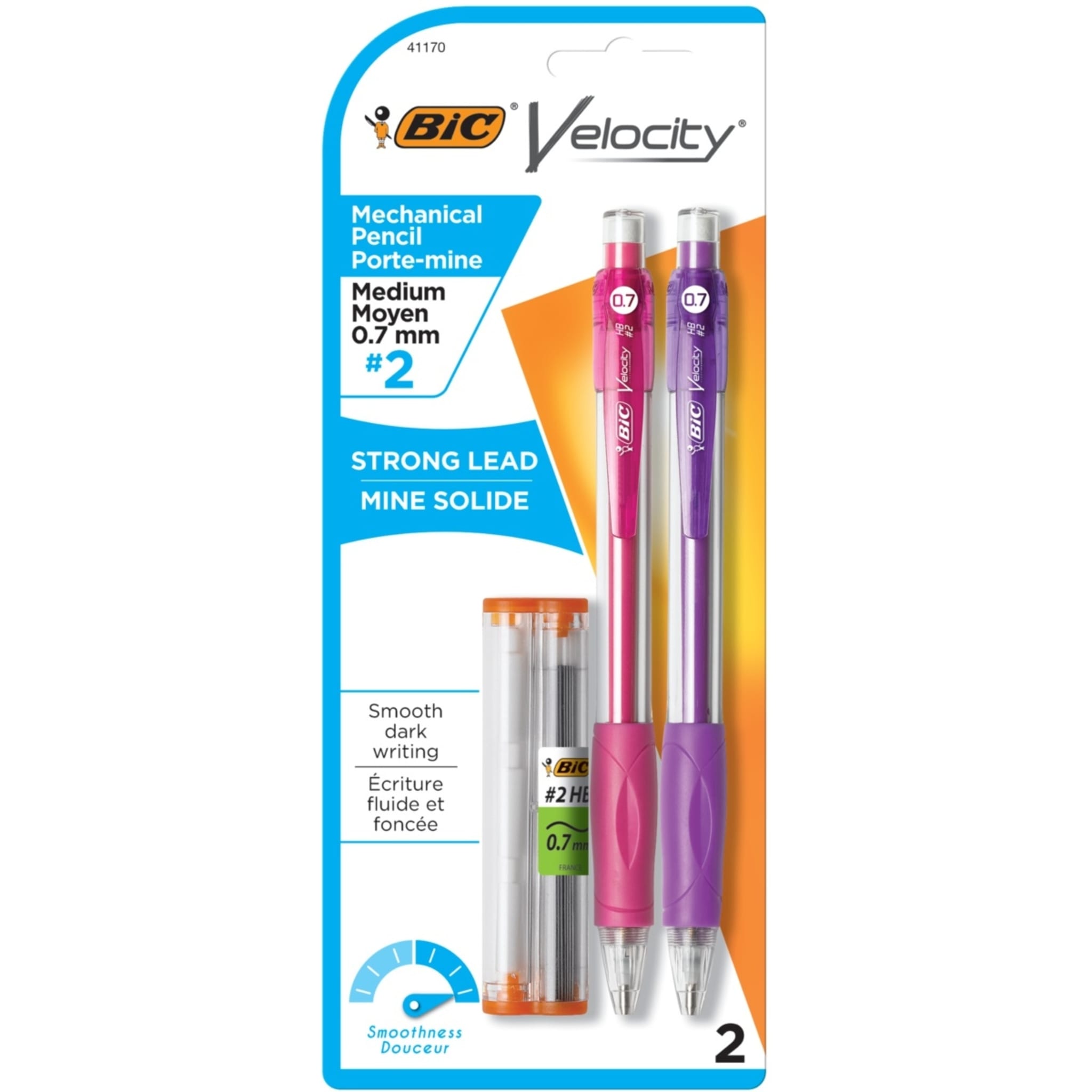 2 Pack BIC Velocity Mechanical Pencils Assorted Kmart NZ
