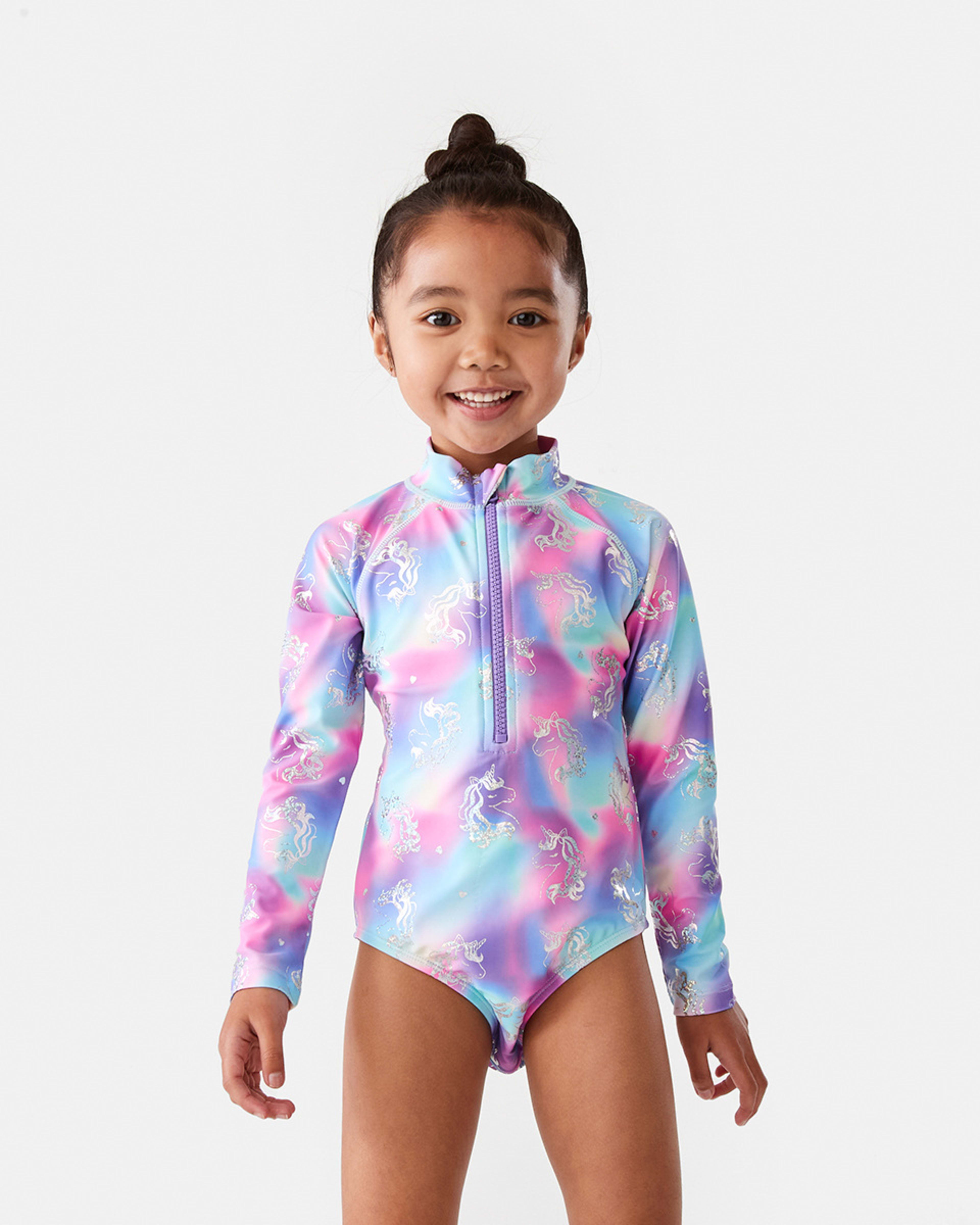1 Long Sleeve One Piece Swimsuit Omb Unicrn