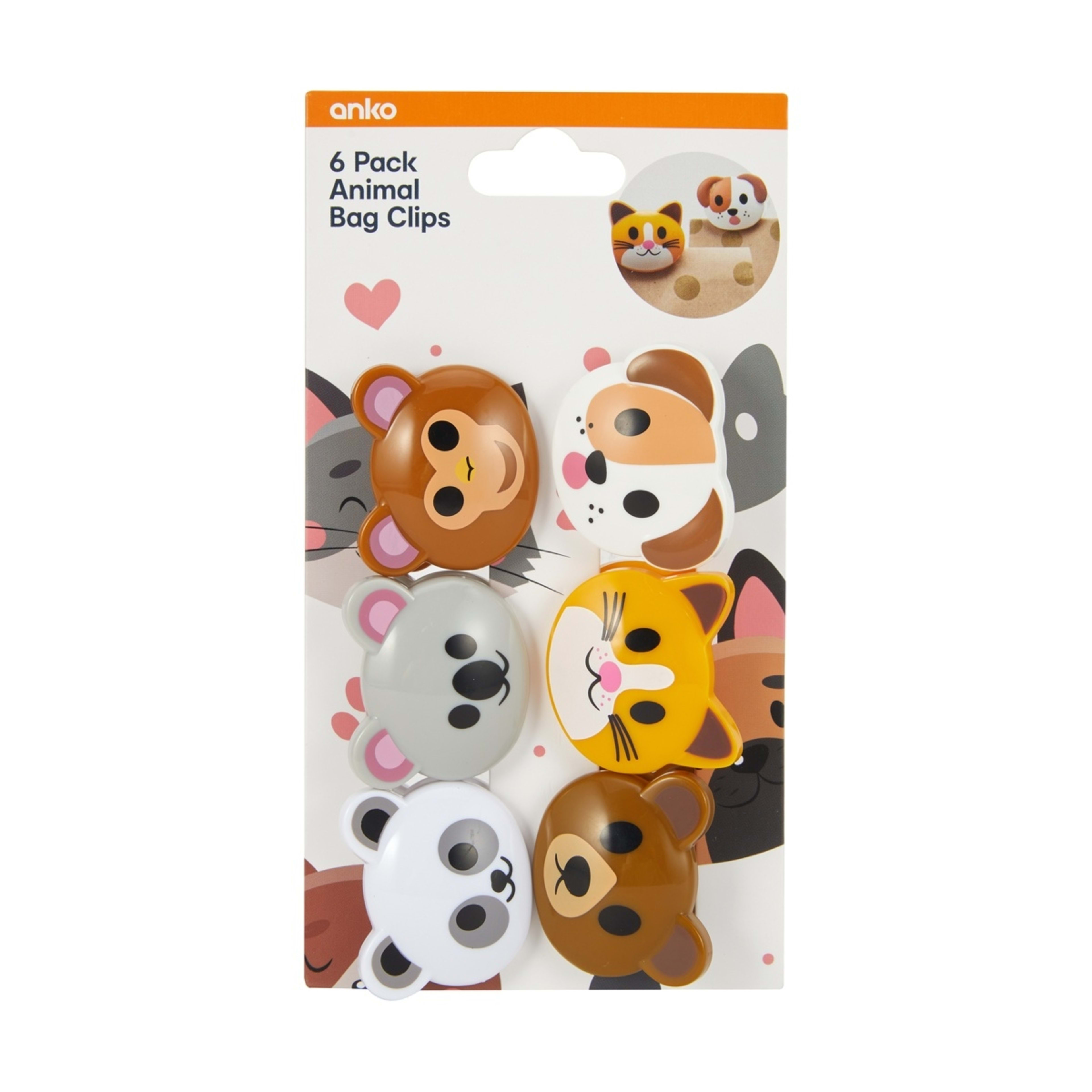 10 6 Pack Animal Bag Clips, 10 of 10