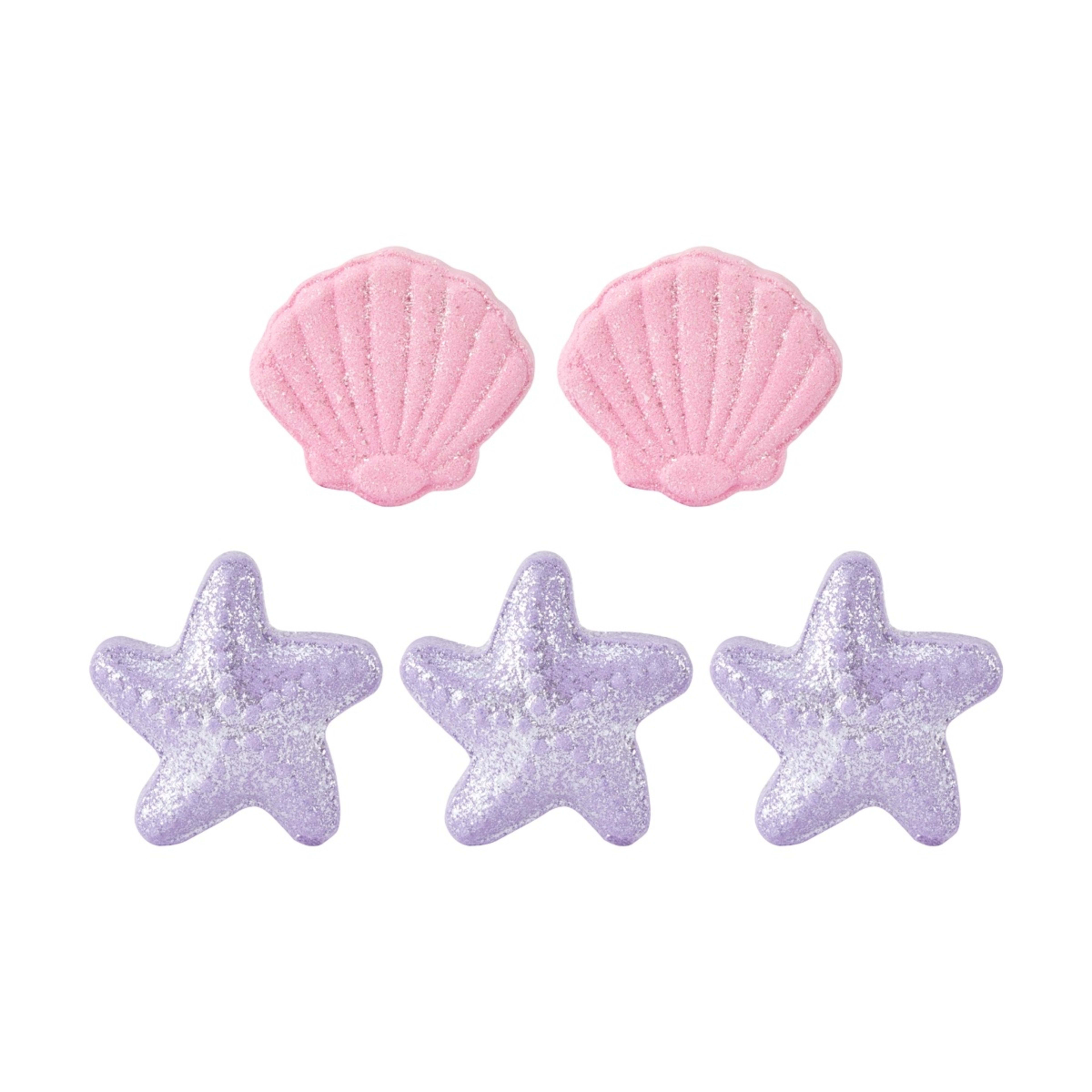 2 OXX Bodycare 5 Pack Multi Bath Fizzer - Mermaid, Berry Scented, 2 of 5