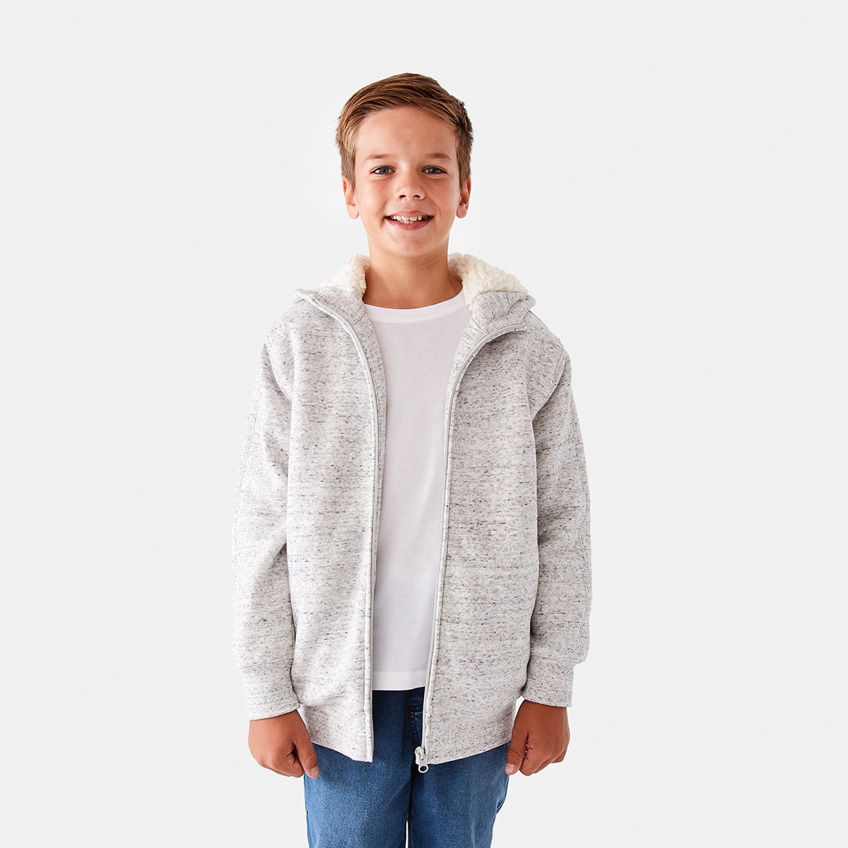 Kmart grey hoodie hotsell