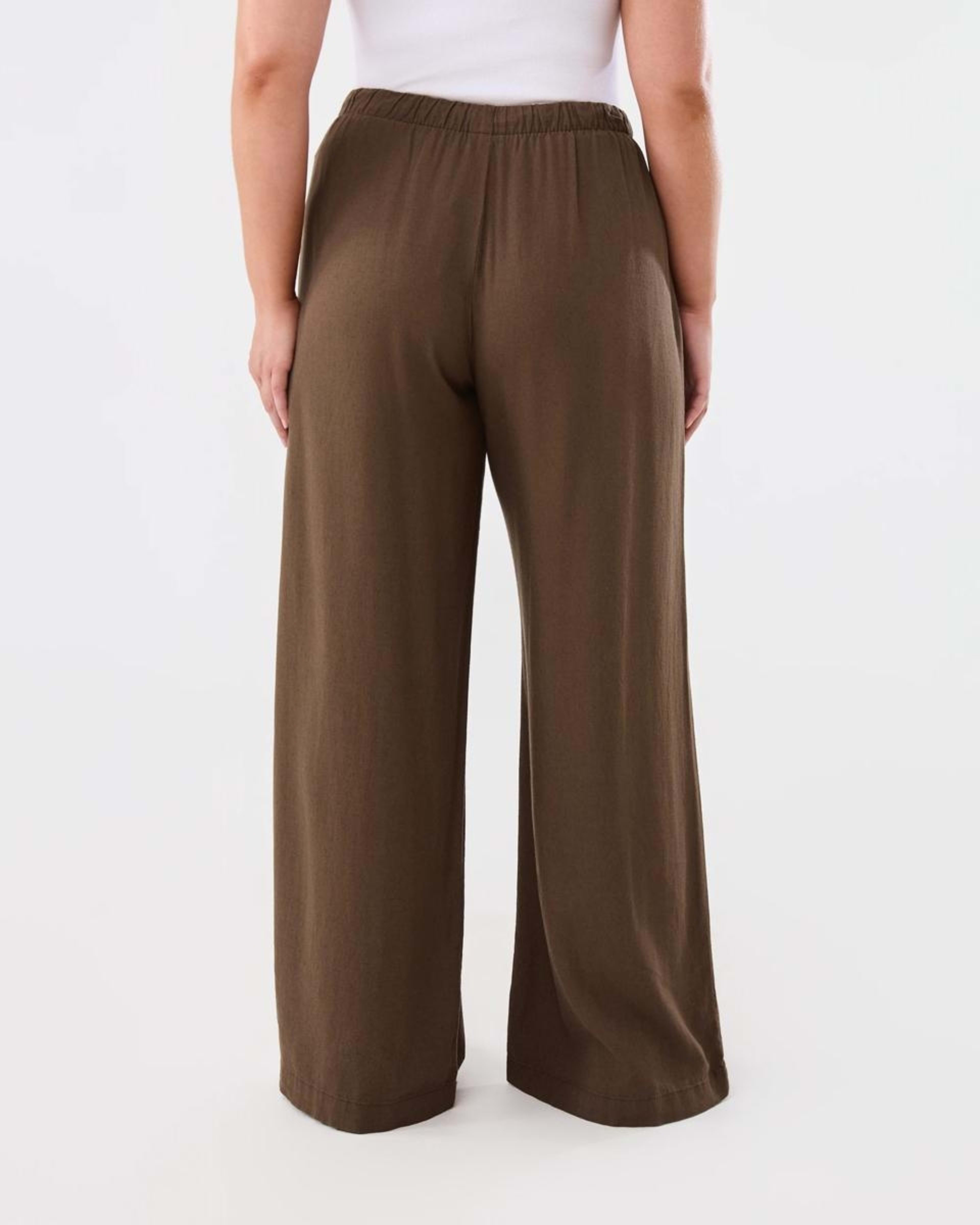 3 Wide Full Length Pants Mochbrown, 3 of 5
