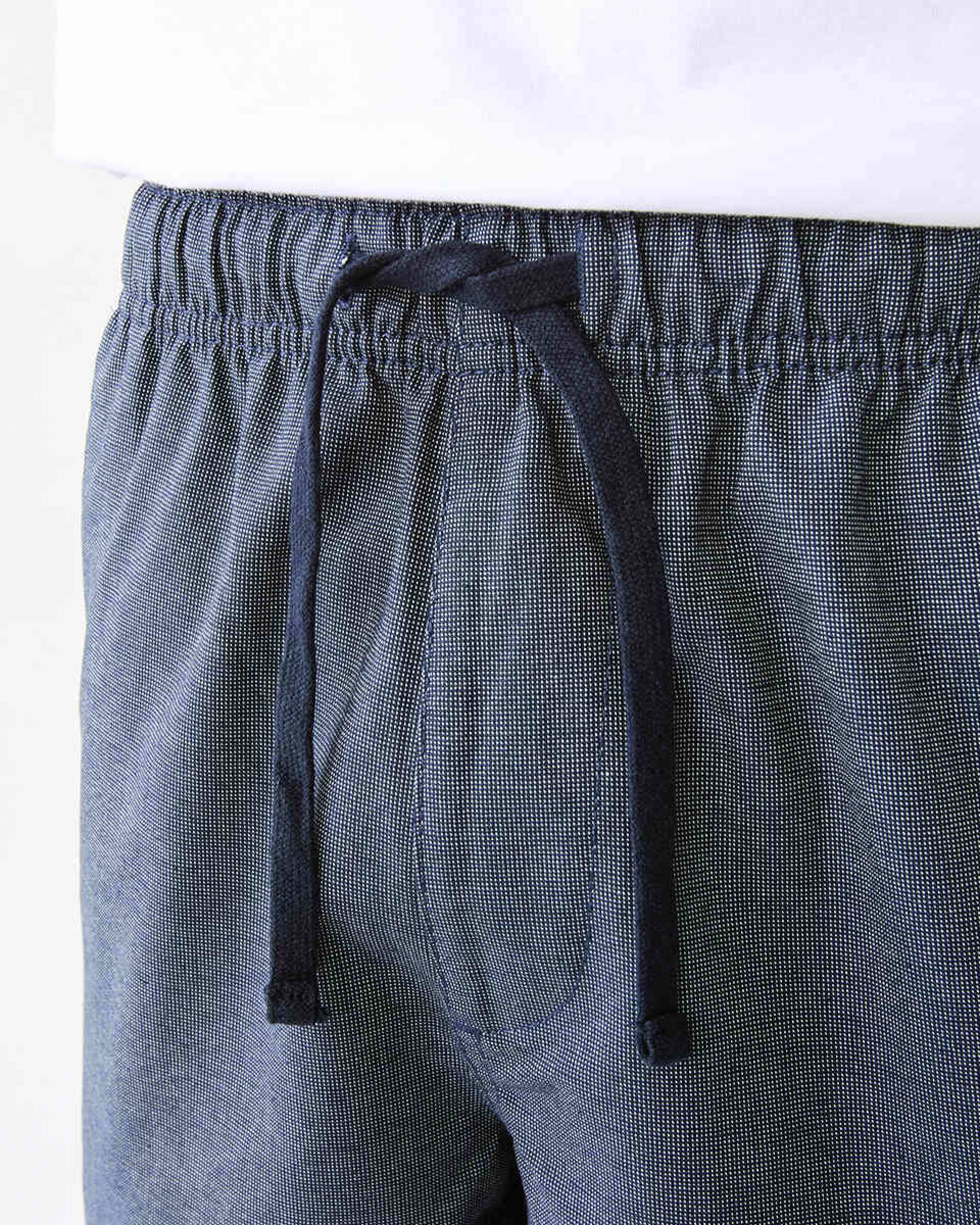 4 Yarn Dye Volley Shorts Blu Indigo, 4 of 6