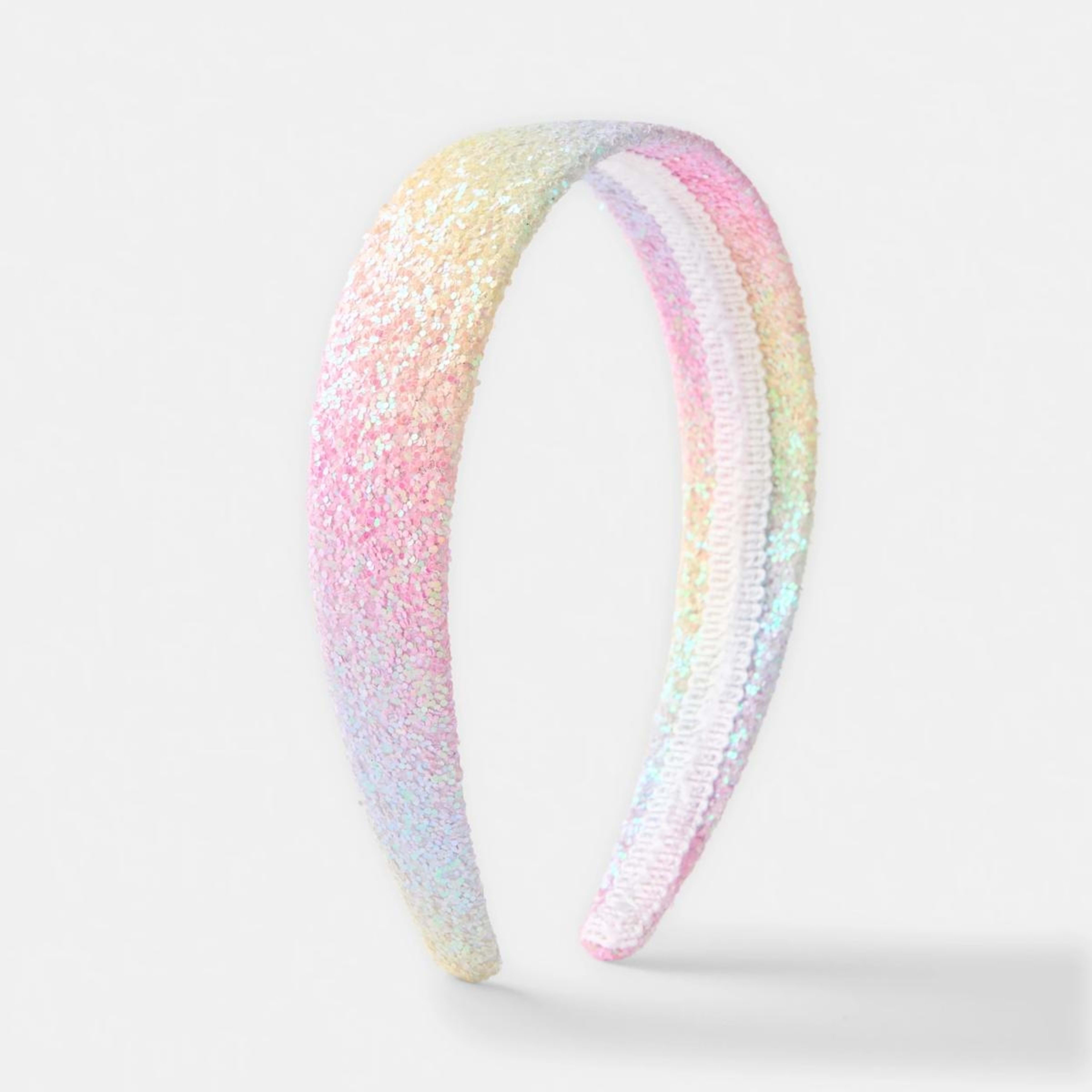 1 Rainbow Glitter Headband