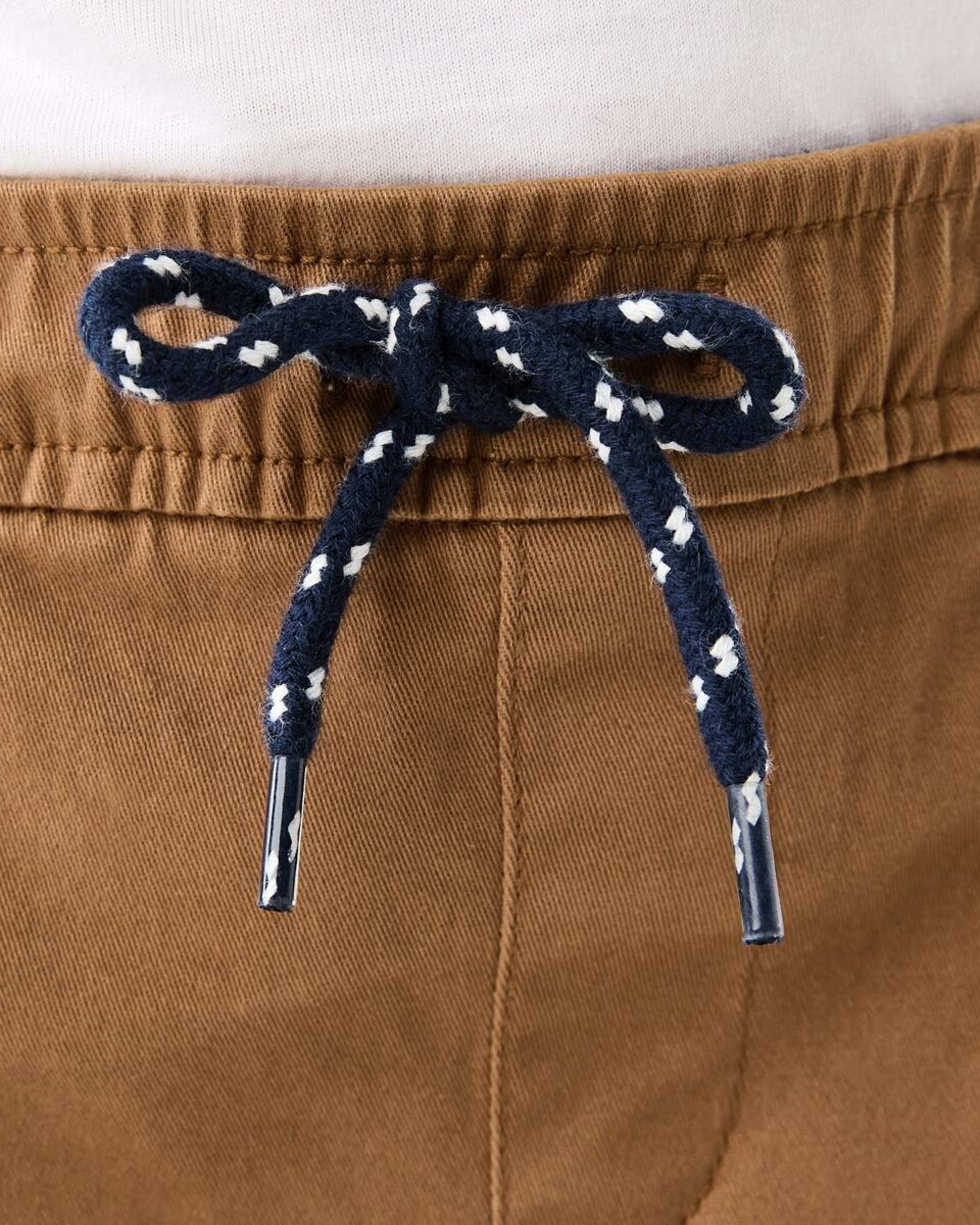 3 Pull On Chino Shorts TOASTED COCONUT, 3 of 6