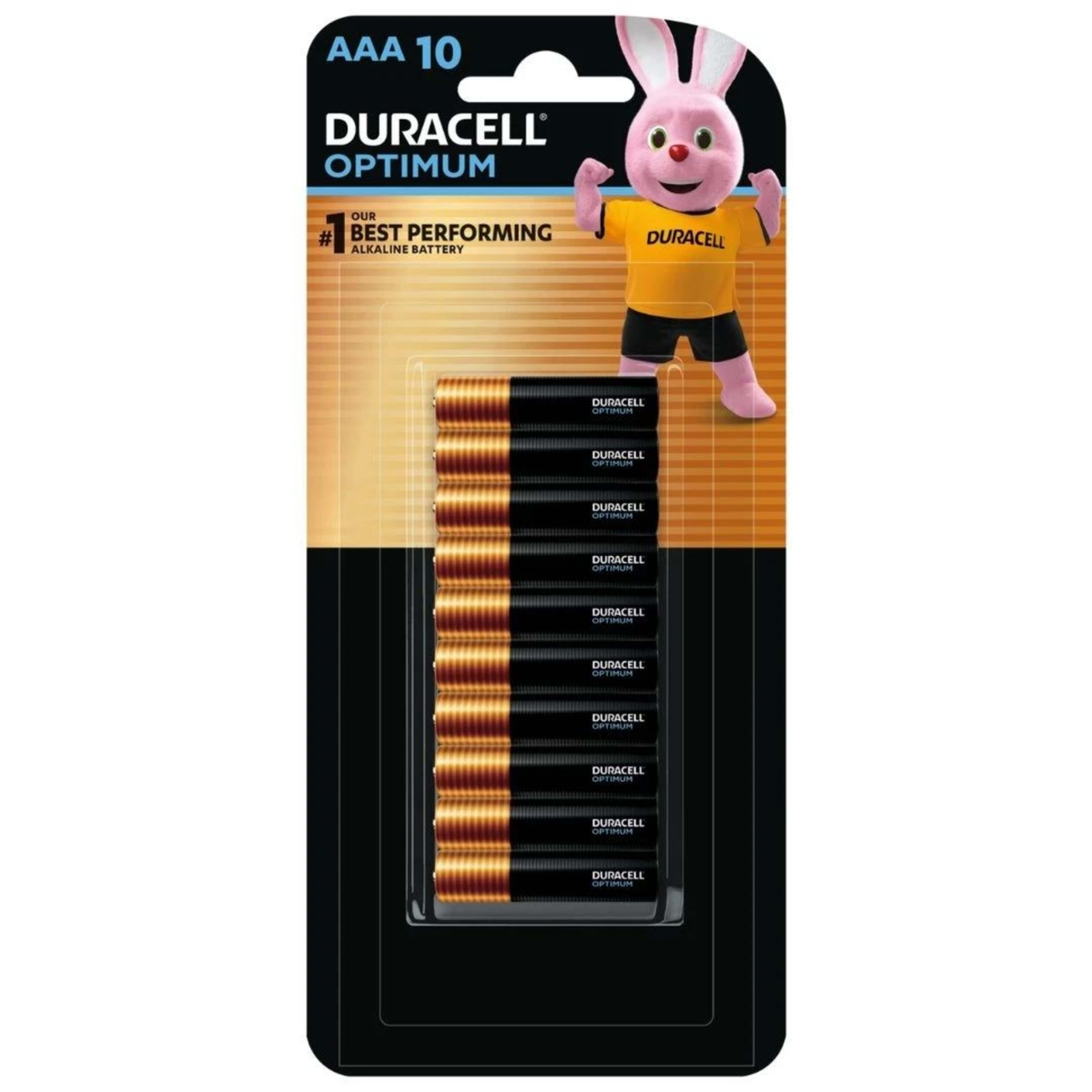 1 Duracell Optimum Alkaline AAA 10 Pack Batteries, 1 of 6