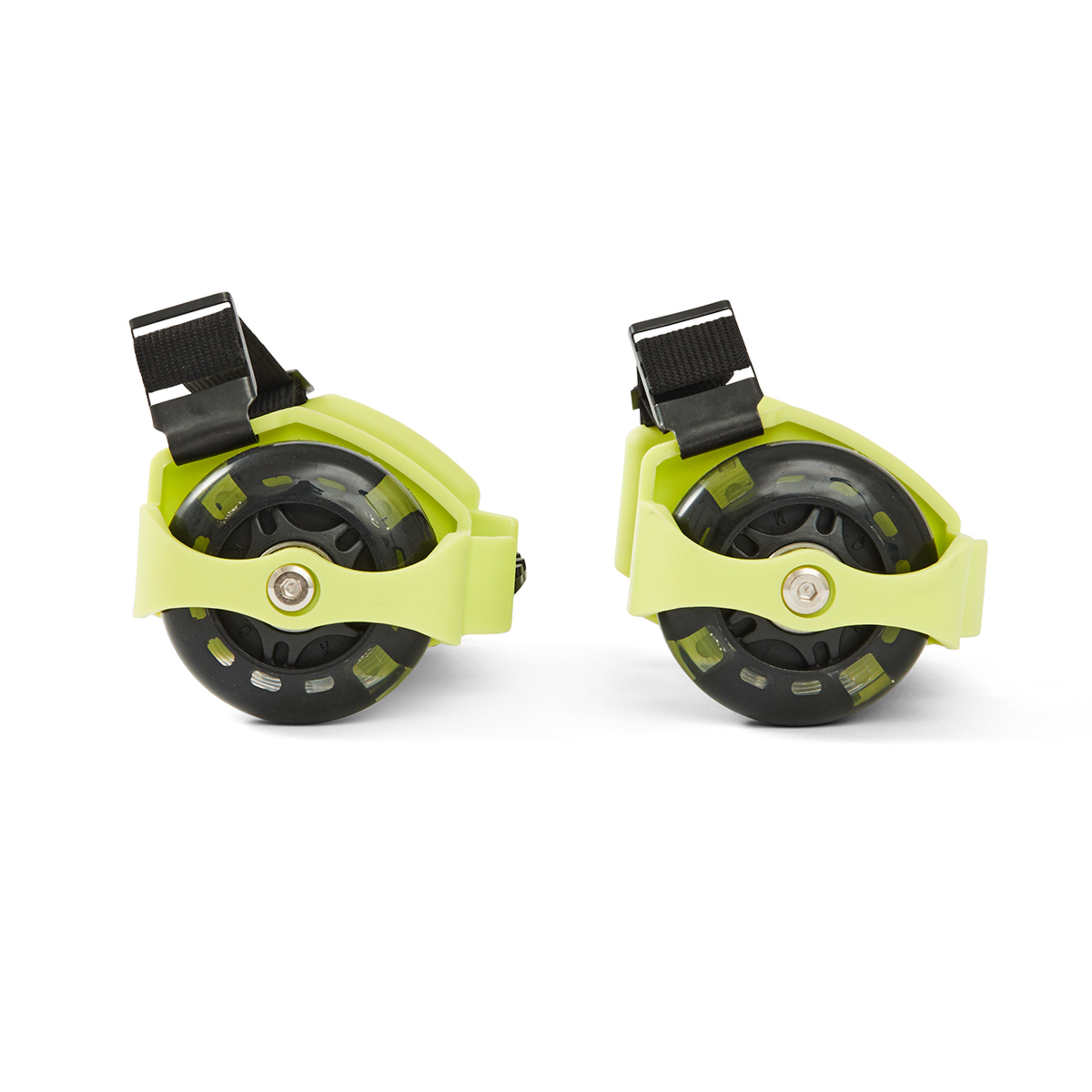 4 Lightup Roller Heels - Green, 4 of 9