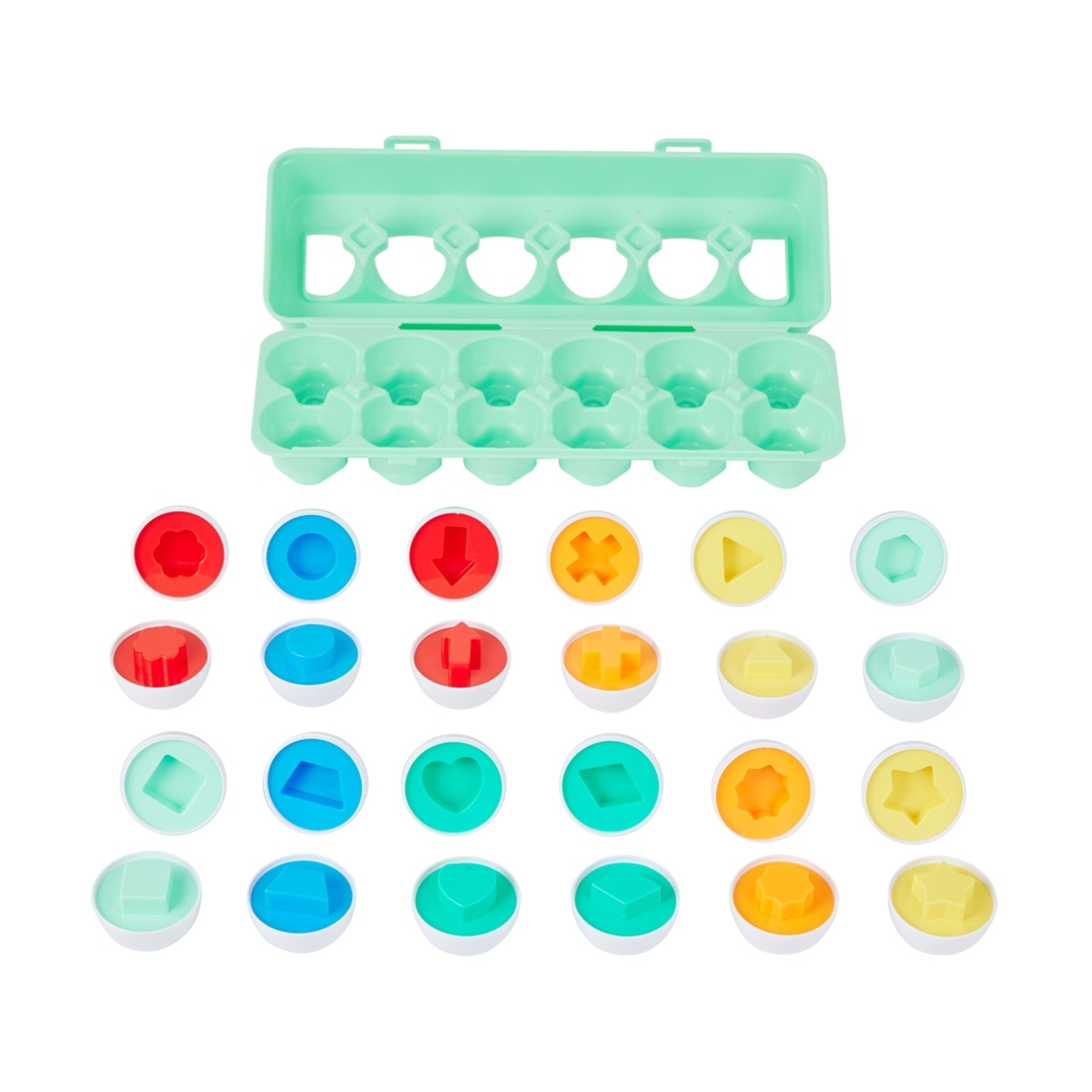 4 13 Piece Play & Learn Matching Eggs, 4 of 10