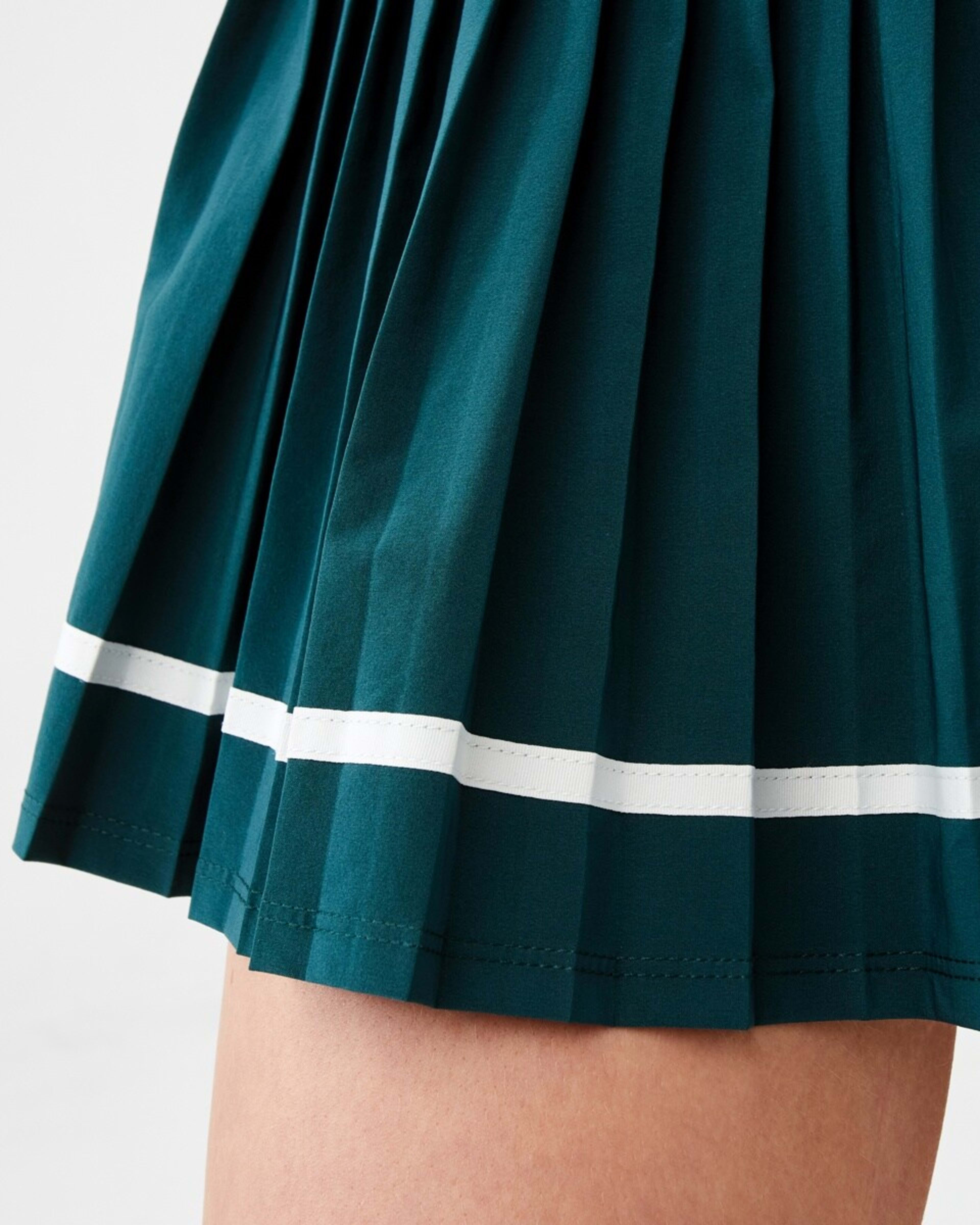 6 Active Womens Pleated Tennis Skort Grn Yucca, 6 of 7