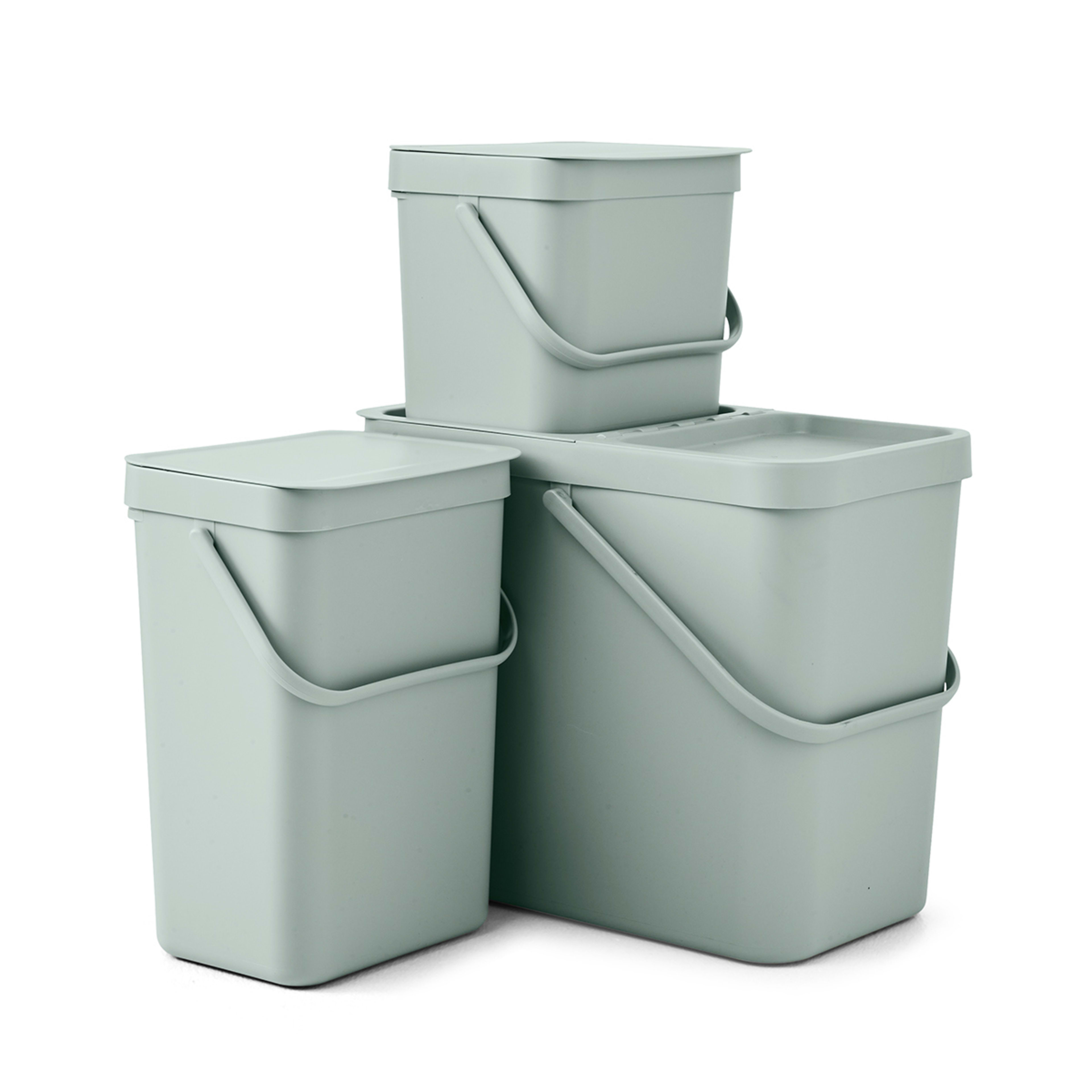 30L Modular Flip Top Bin Sage Kmart