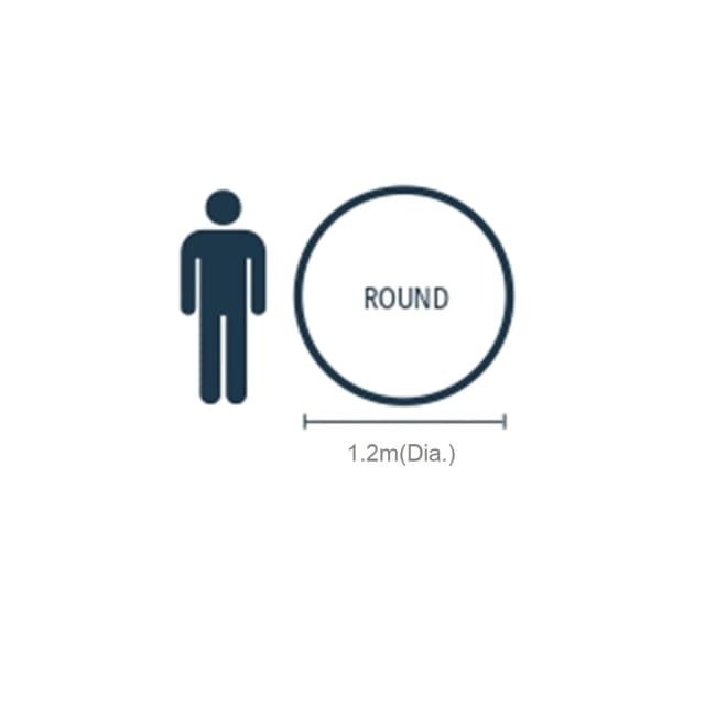 Round Fringed Rug Pink 120cm Kmart