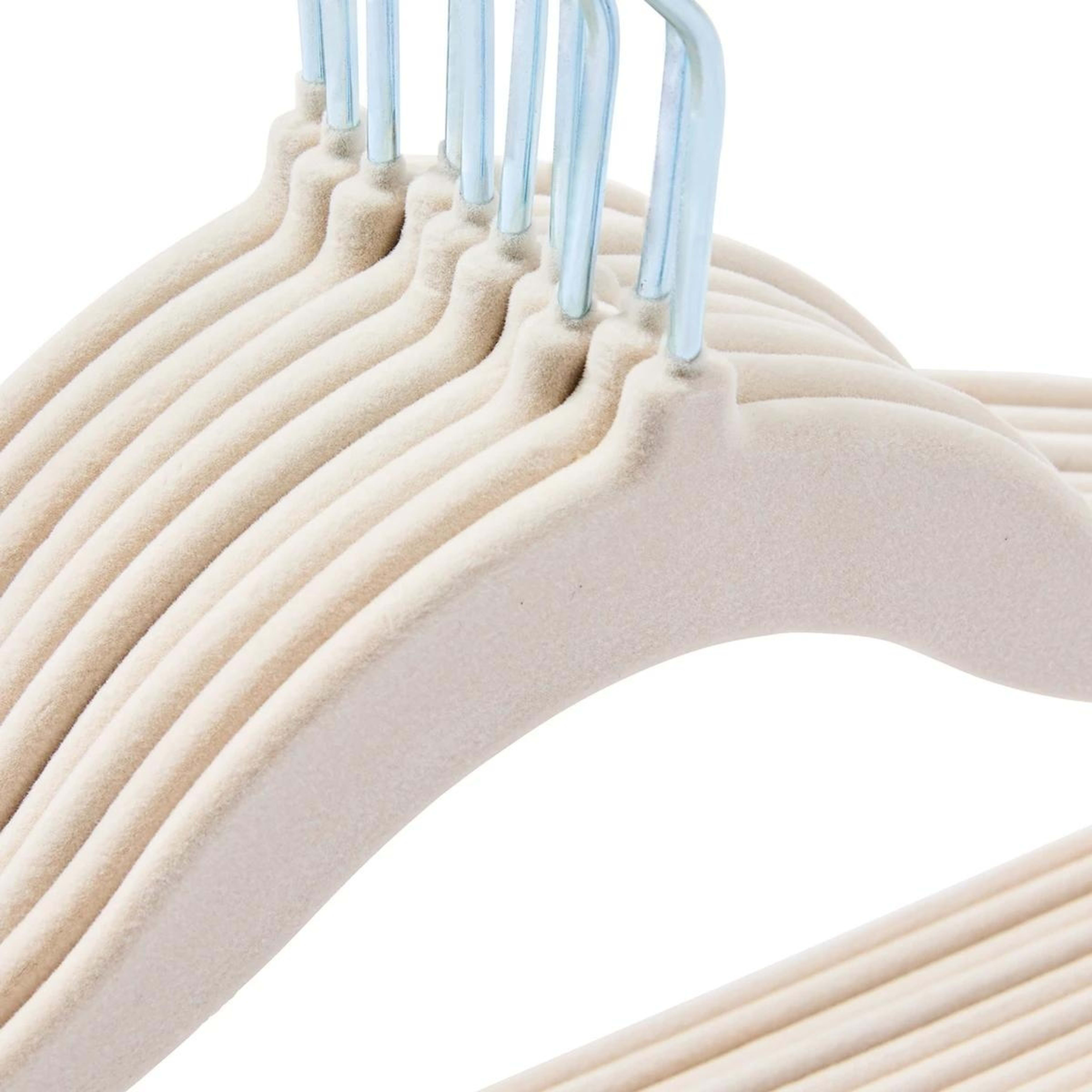 7 10 Pack Kids Flocked Hangers, 7 of 8