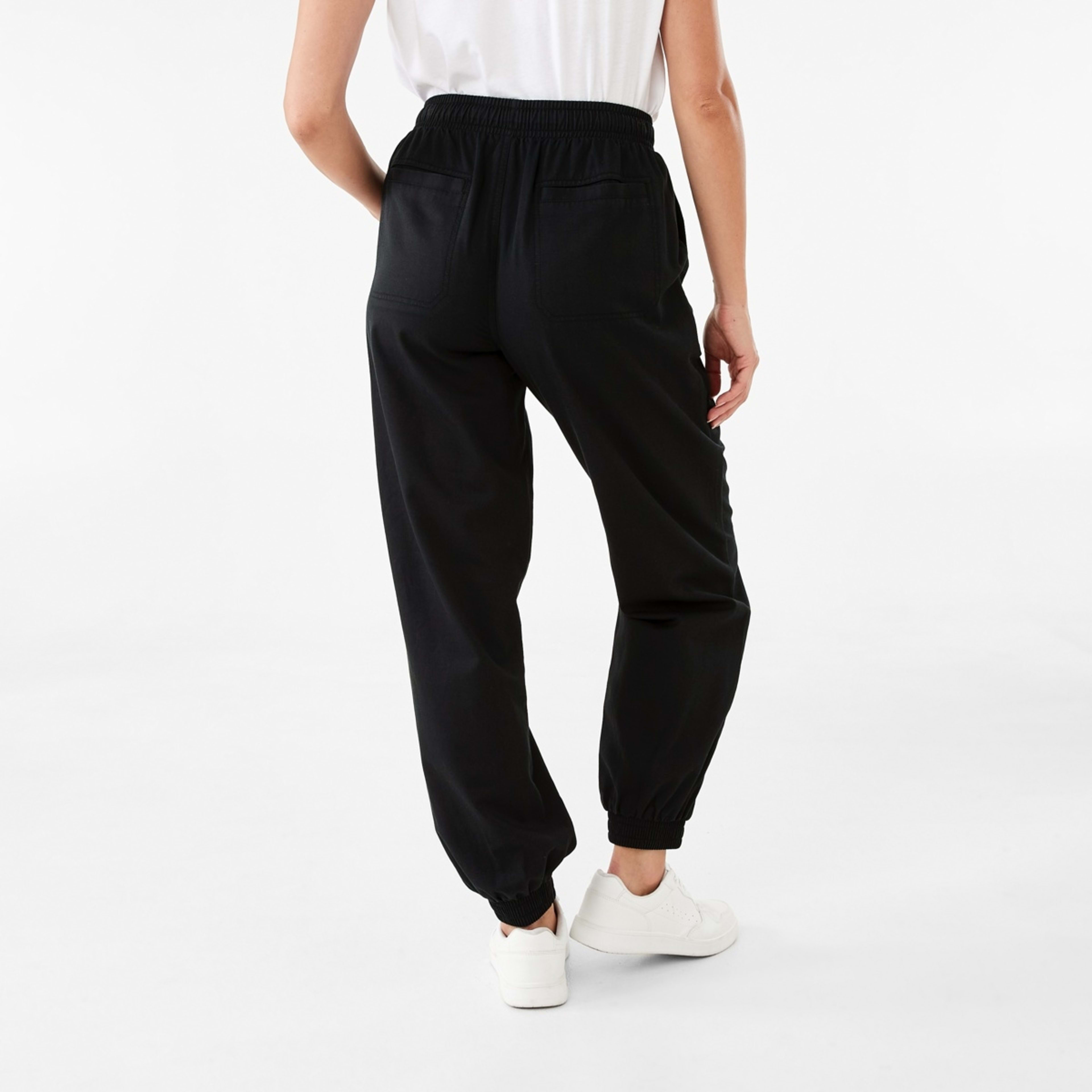 3 Relaxed Joggers Black, 3 of 5