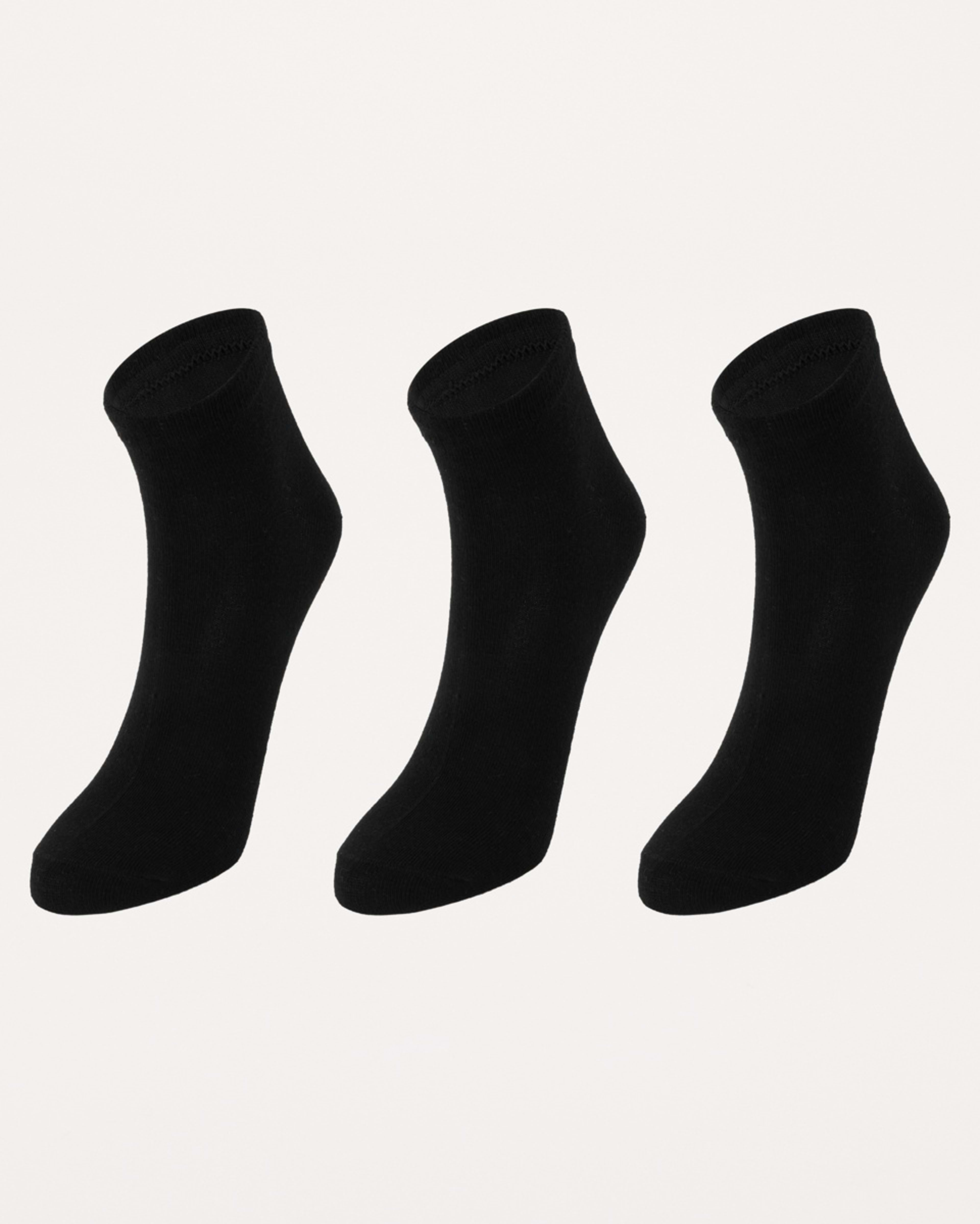 1 3 Pack Anklet Socks BLACK