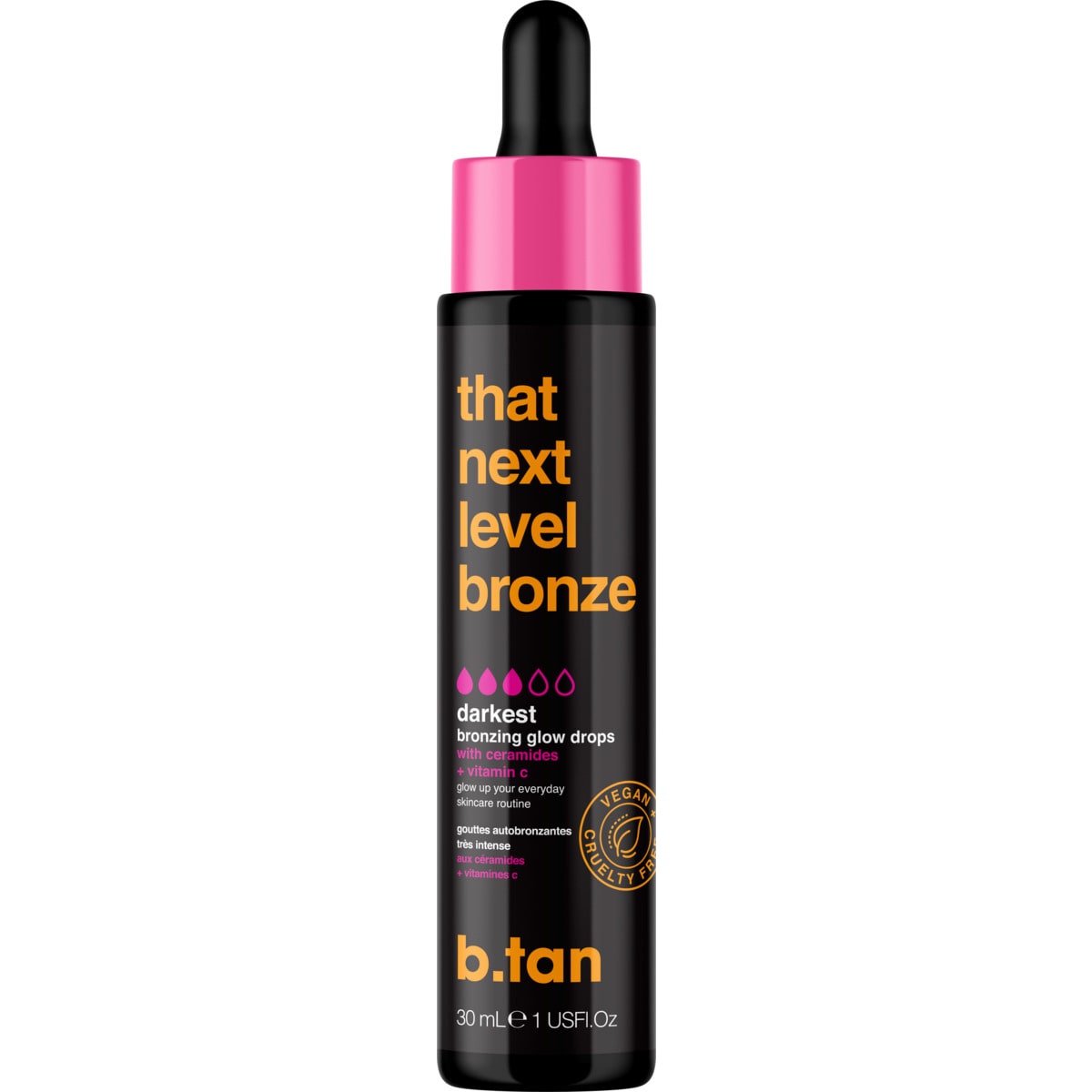 B.tan That Next Level Bronze Darkest Bronzing Glow Drops 30ml ...