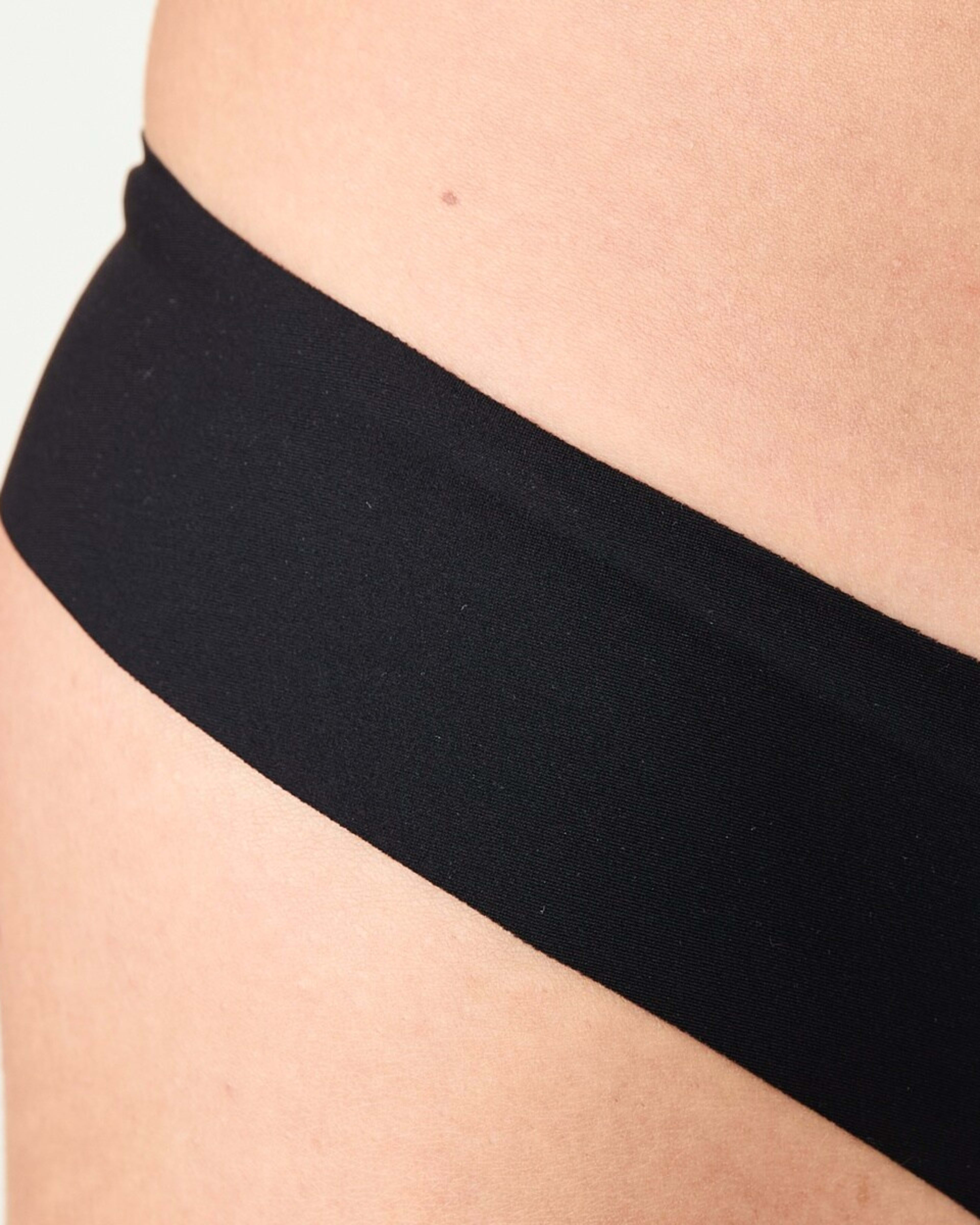2 3 Pack No Show G-String Briefs BLACK, 2 of 5