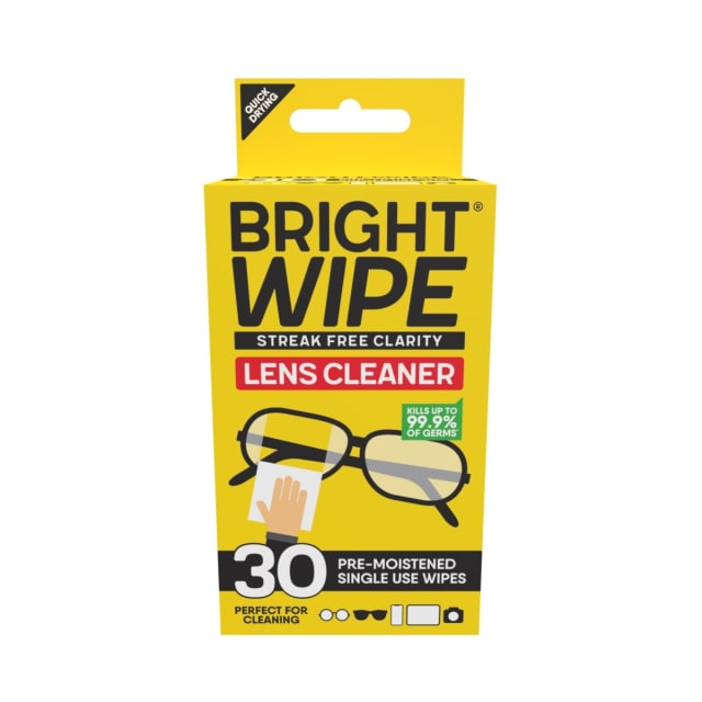 30 Pack Brightwipe Lens Cleaner Wipes Kmart