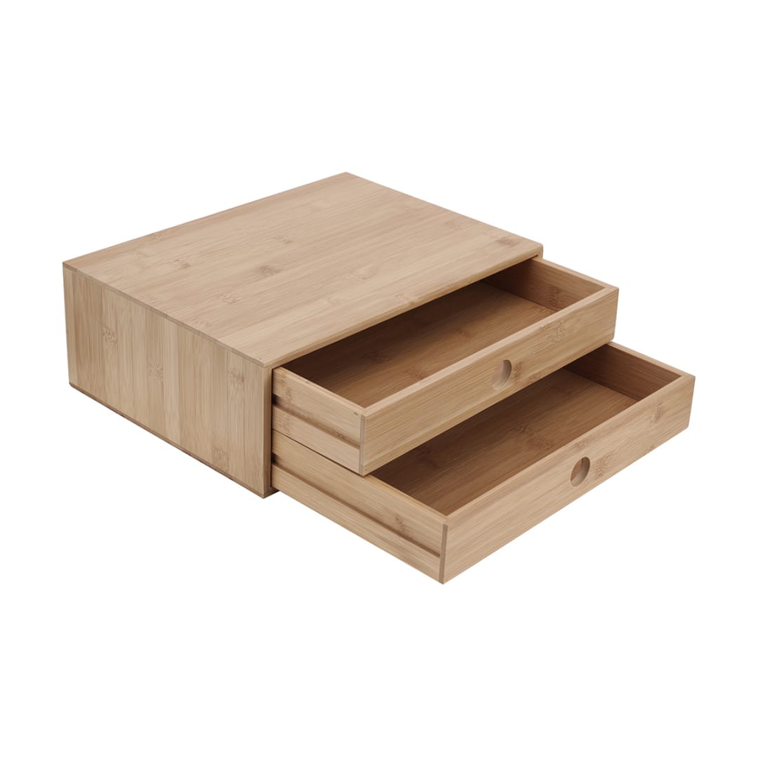 Bamboo Desk Top Drawers Kmart