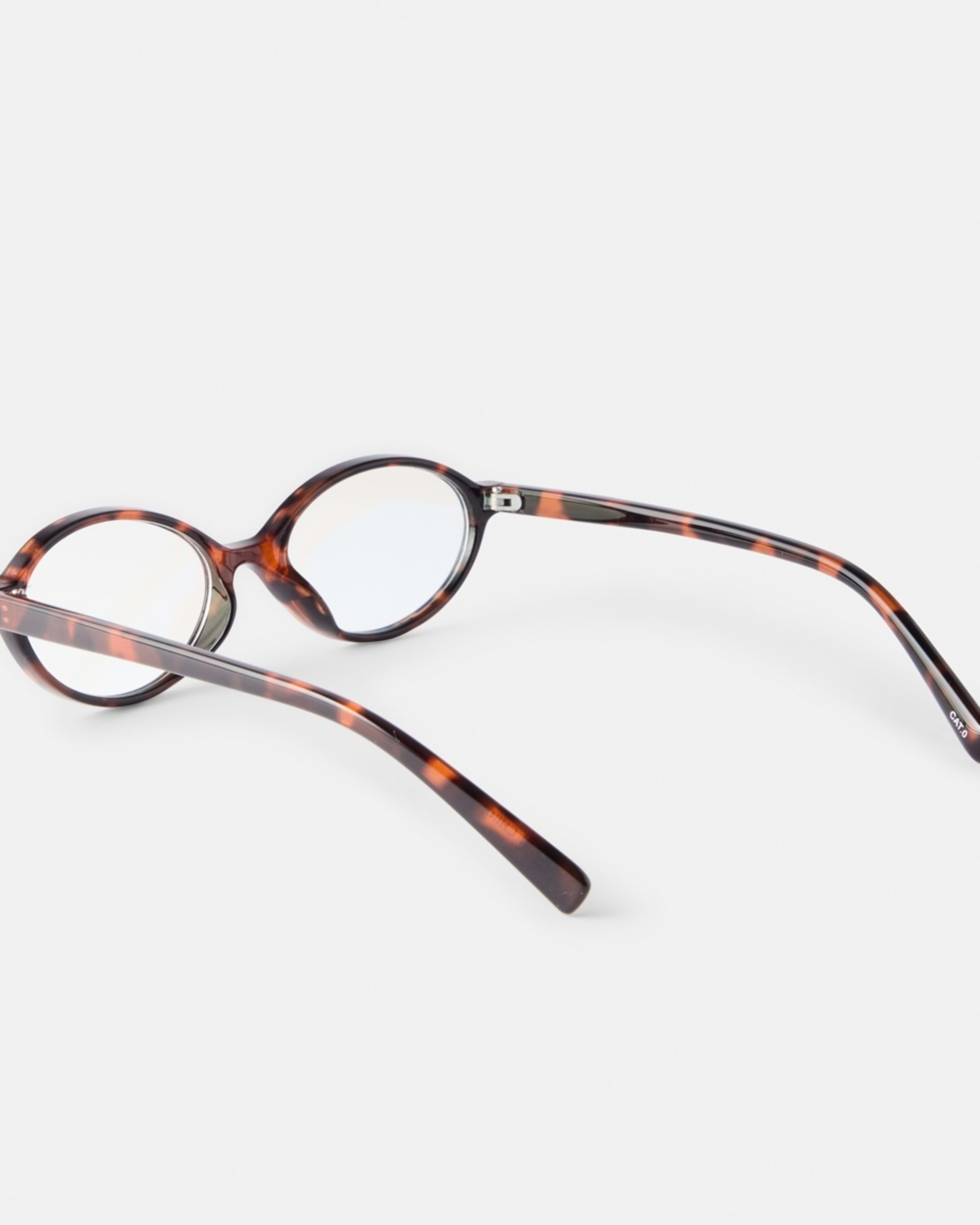 3 Womens Oval Blue Light Glasses Tort, 3 of 7