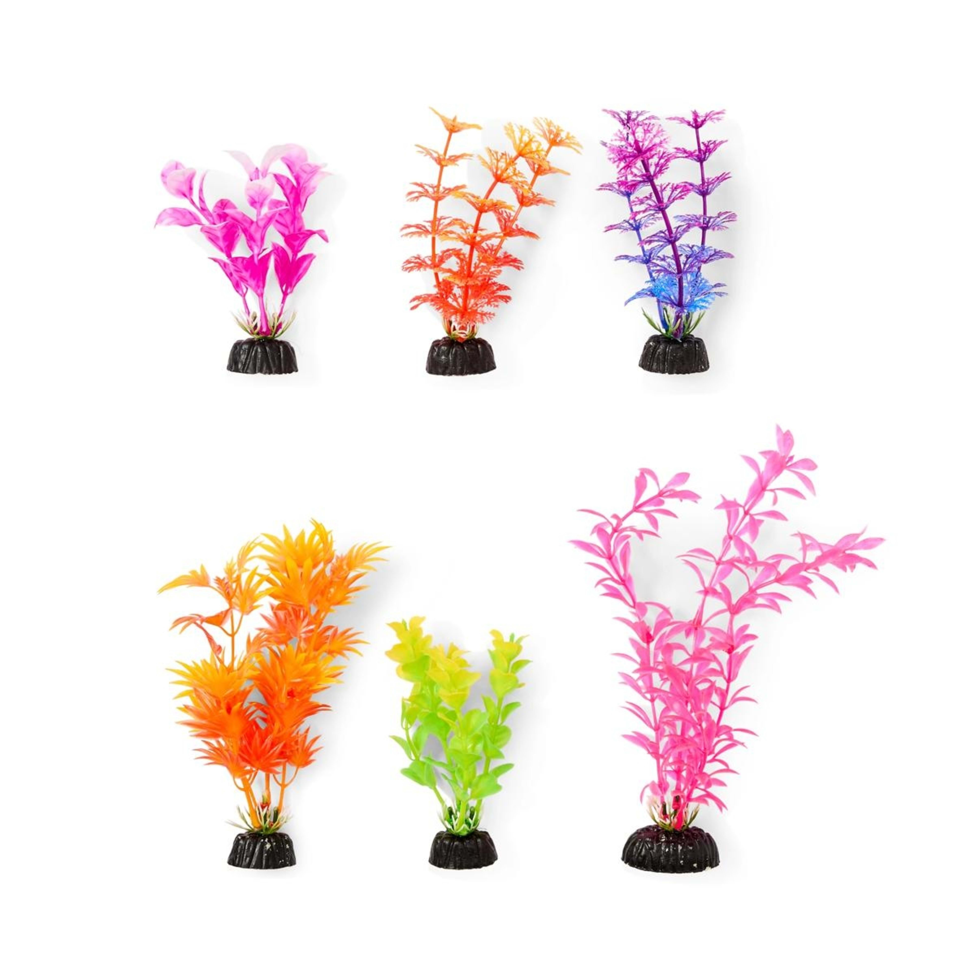 1 6 Pack Aquarium Bright Plants - Small, 1 of 10