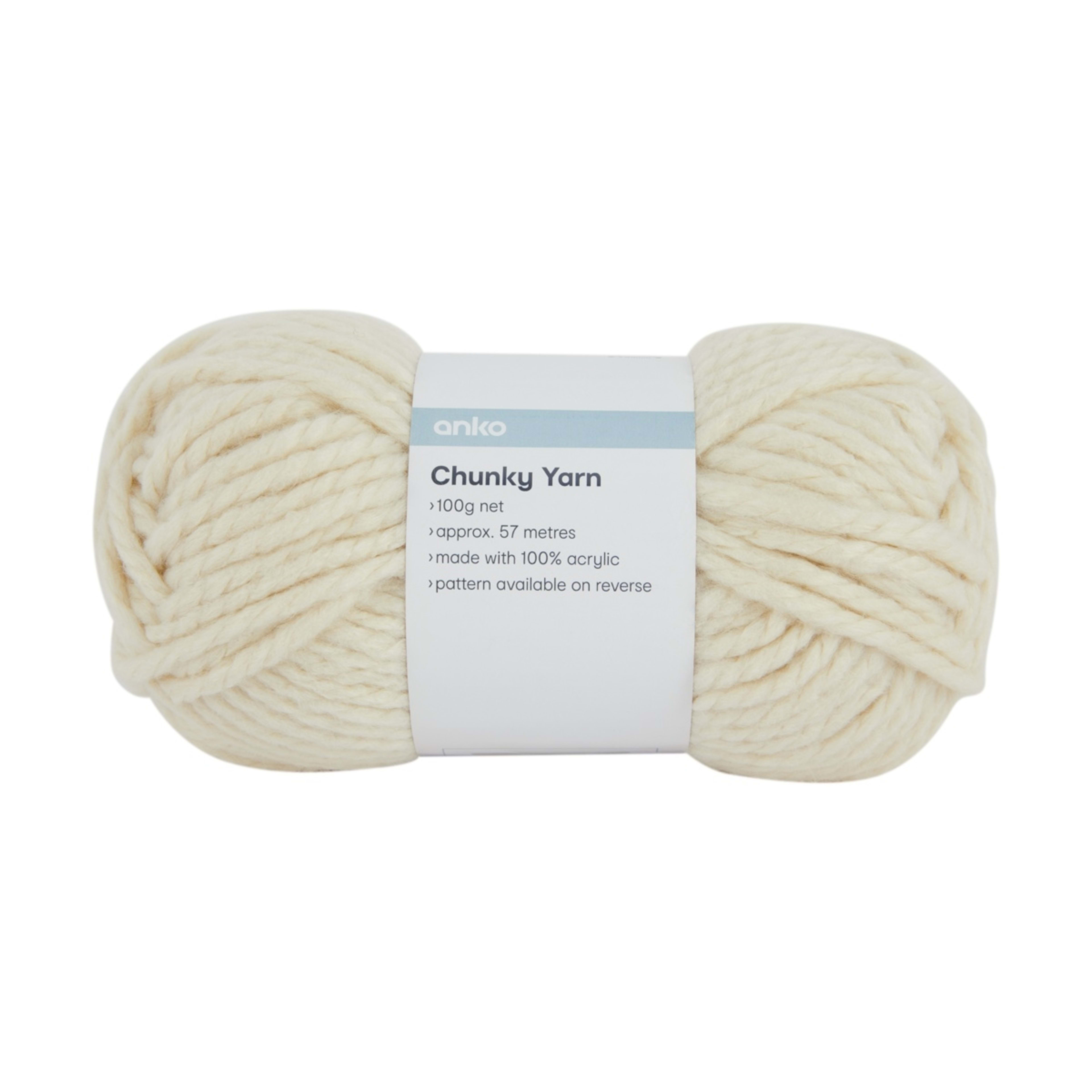 1 Chunky Yarn - Natural