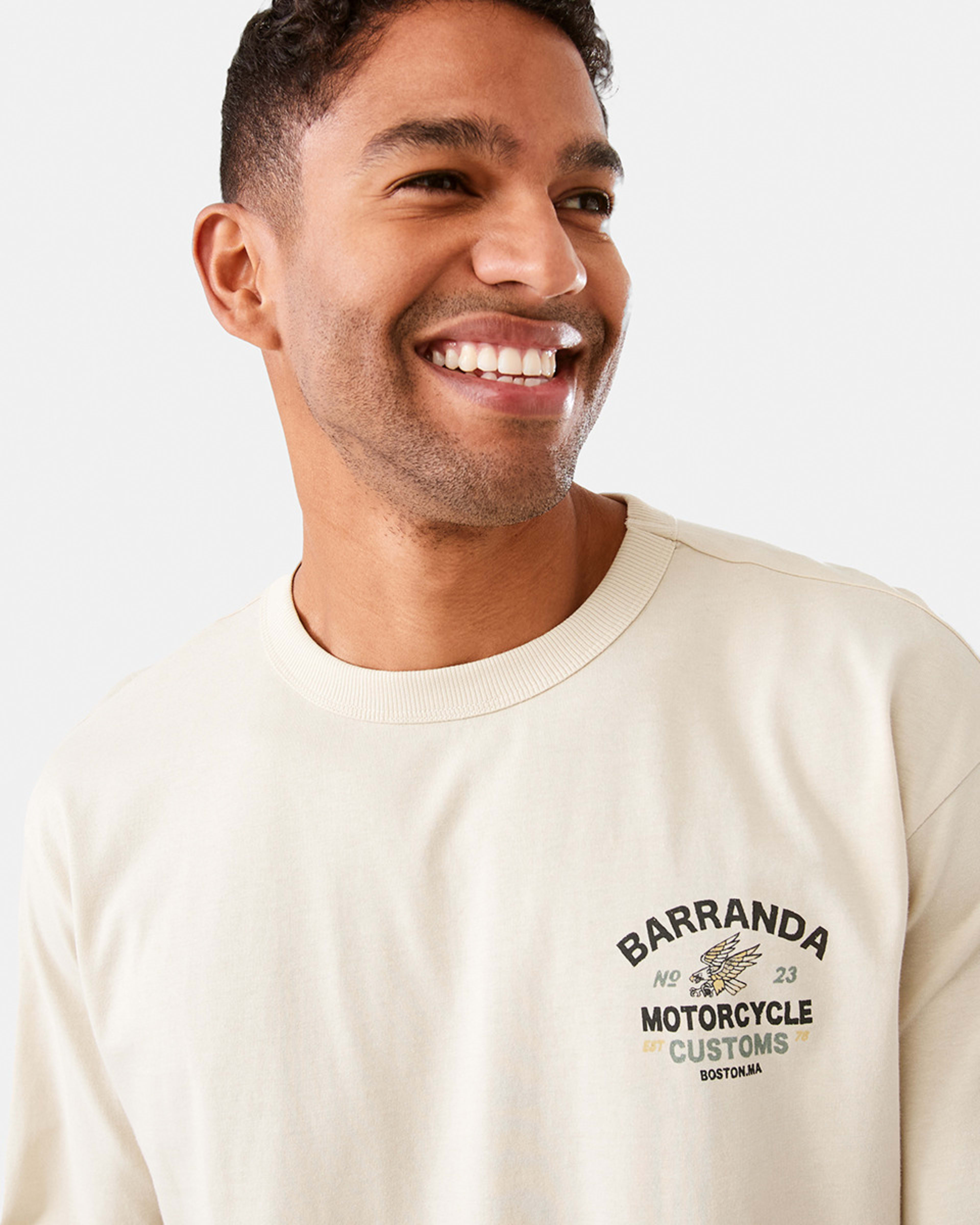 4 Oversized Graphic T-shirt Bge Almond, 4 of 6
