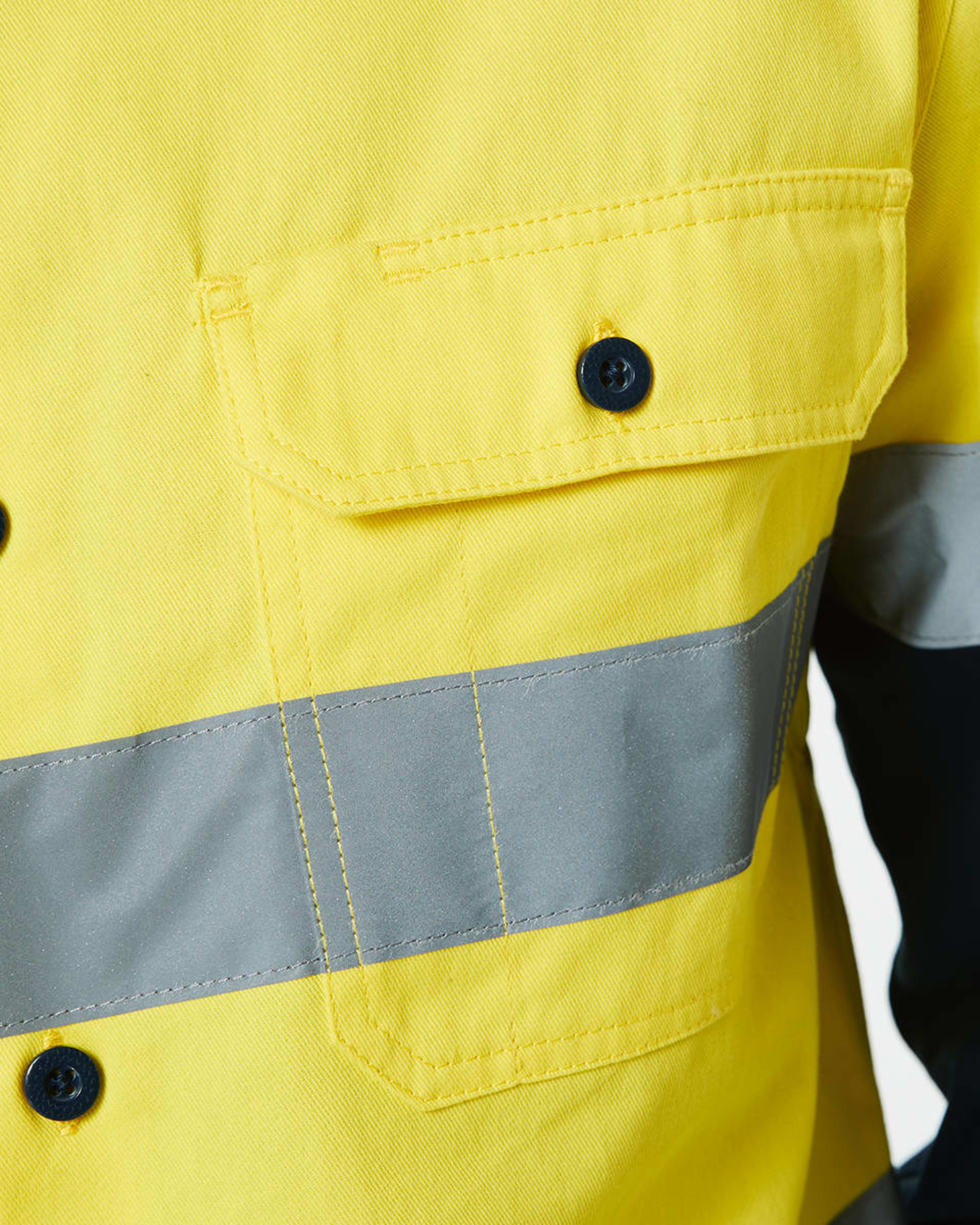 Workwear Long Sleeve Reflective Shirt Kmart