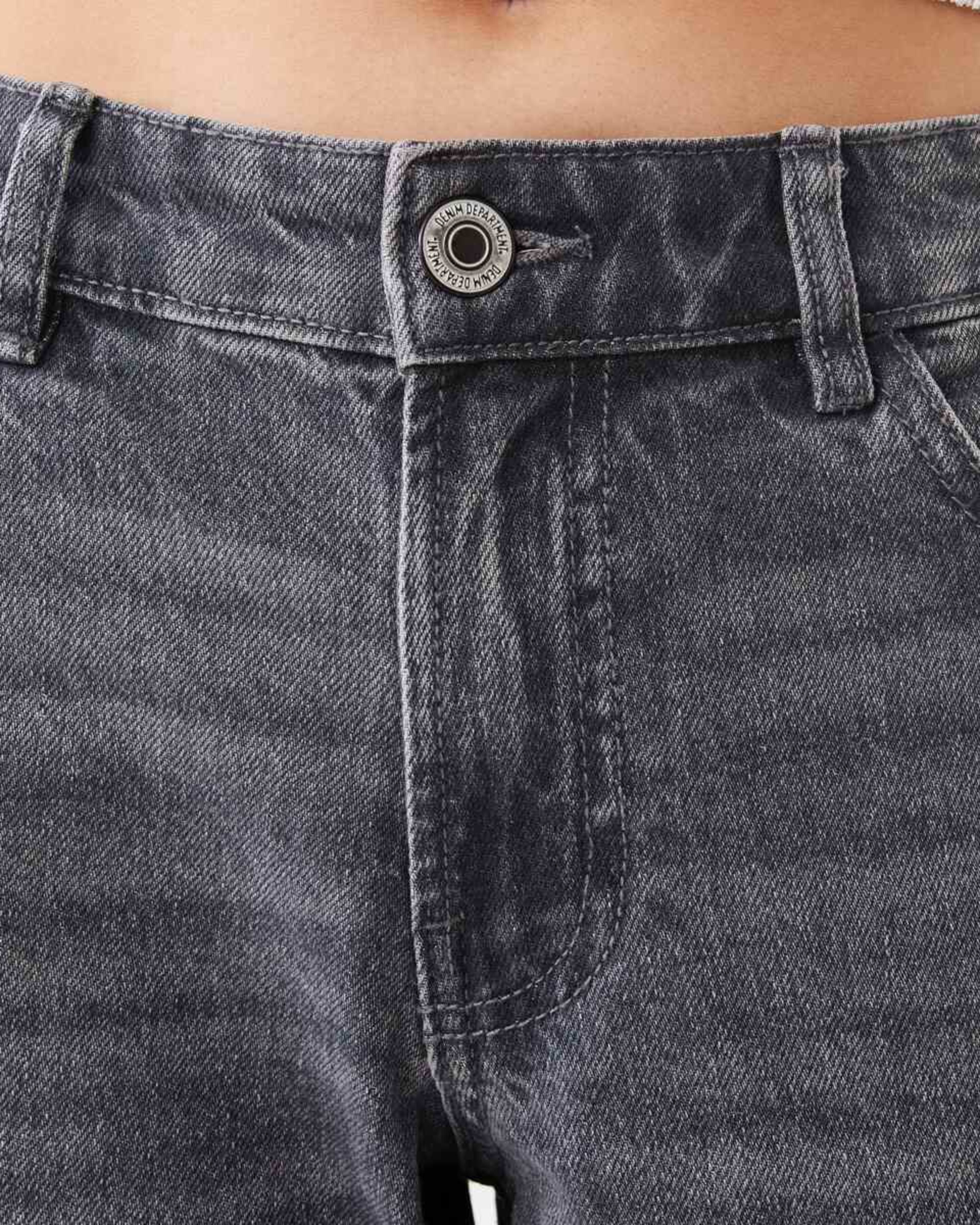7 Straight Leg Stud Jeans Grey Wash, 7 of 9