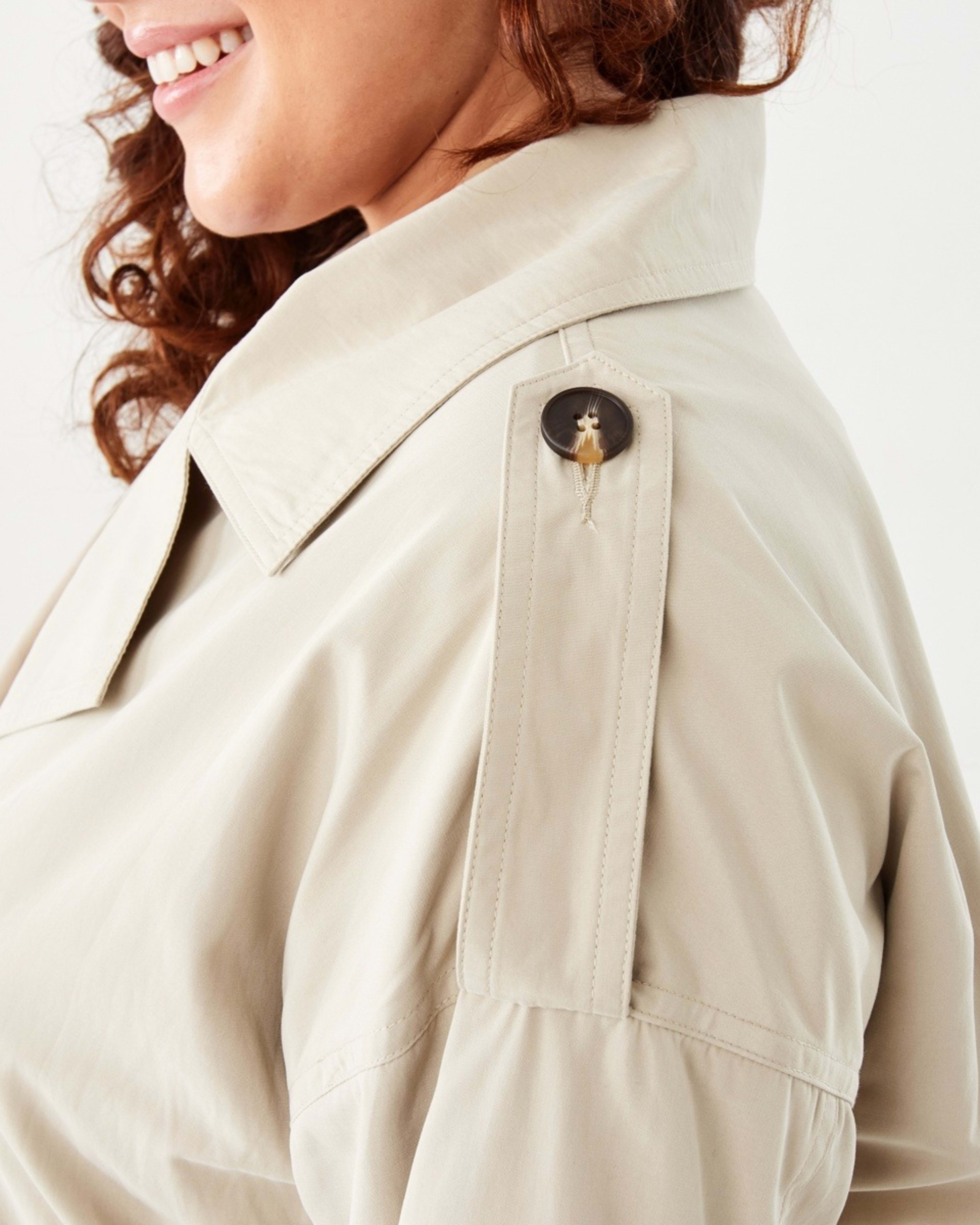 6 Longline Trench Nat Beige, 6 of 10
